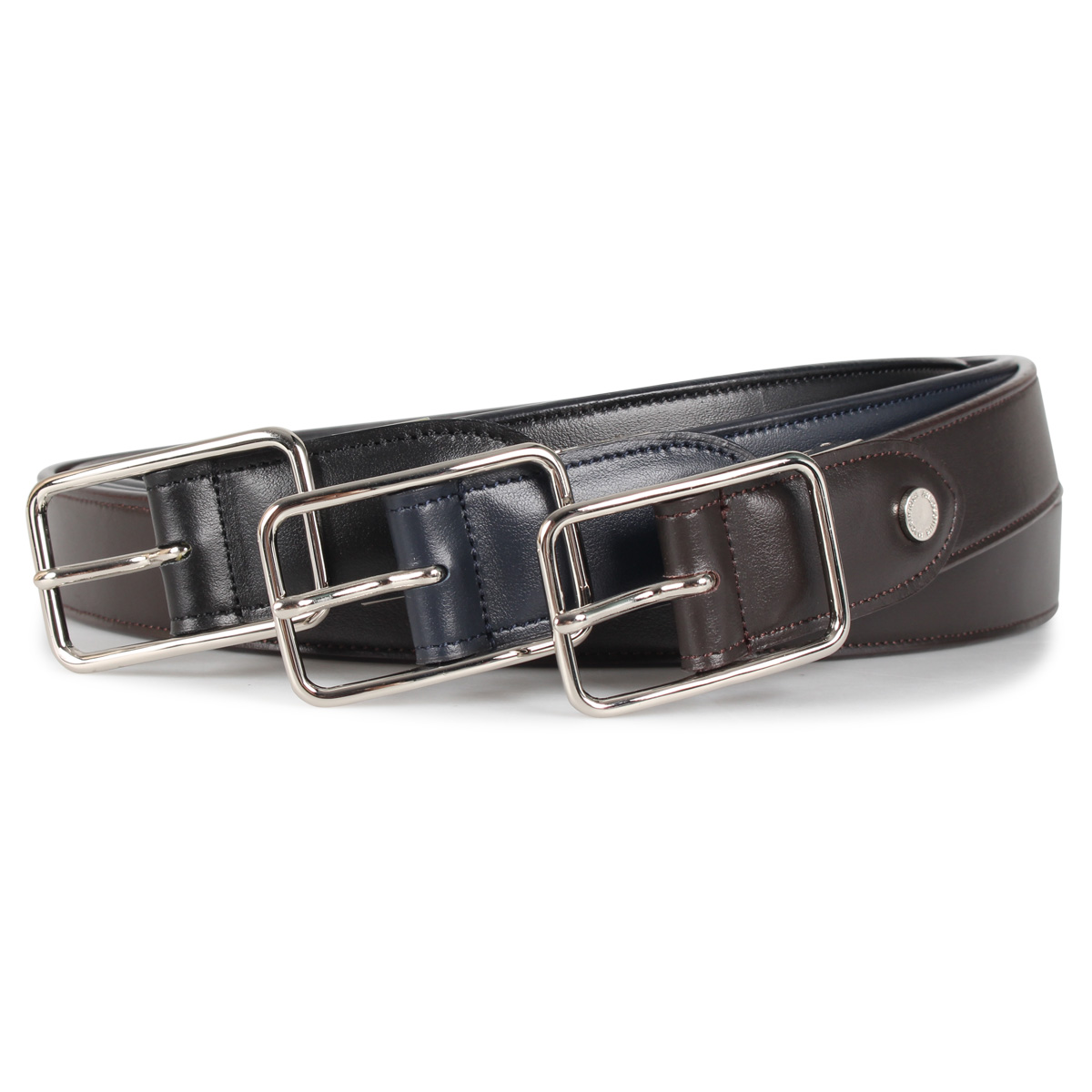 超激安 Mackintosh Philosophy Leather Belt マッキントッシュ フィロソフィー ベルト レザーベルト メンズ 本革 バックル ブラック ネイビー チョコ 黒 Map 注目ブランド Www Nripost Com