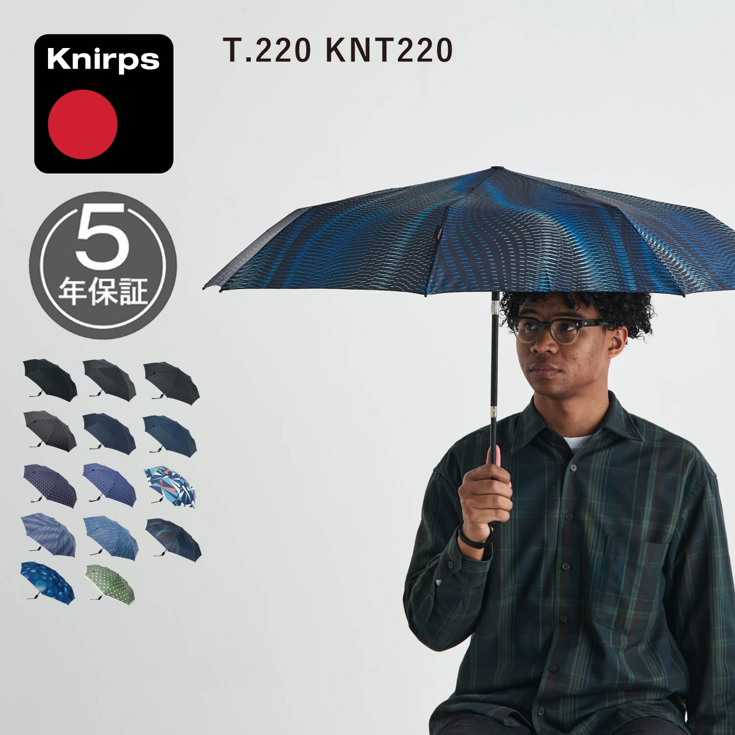 楽天市場】Knirps クニルプス 折りたたみ傘 折り畳み傘 軽量