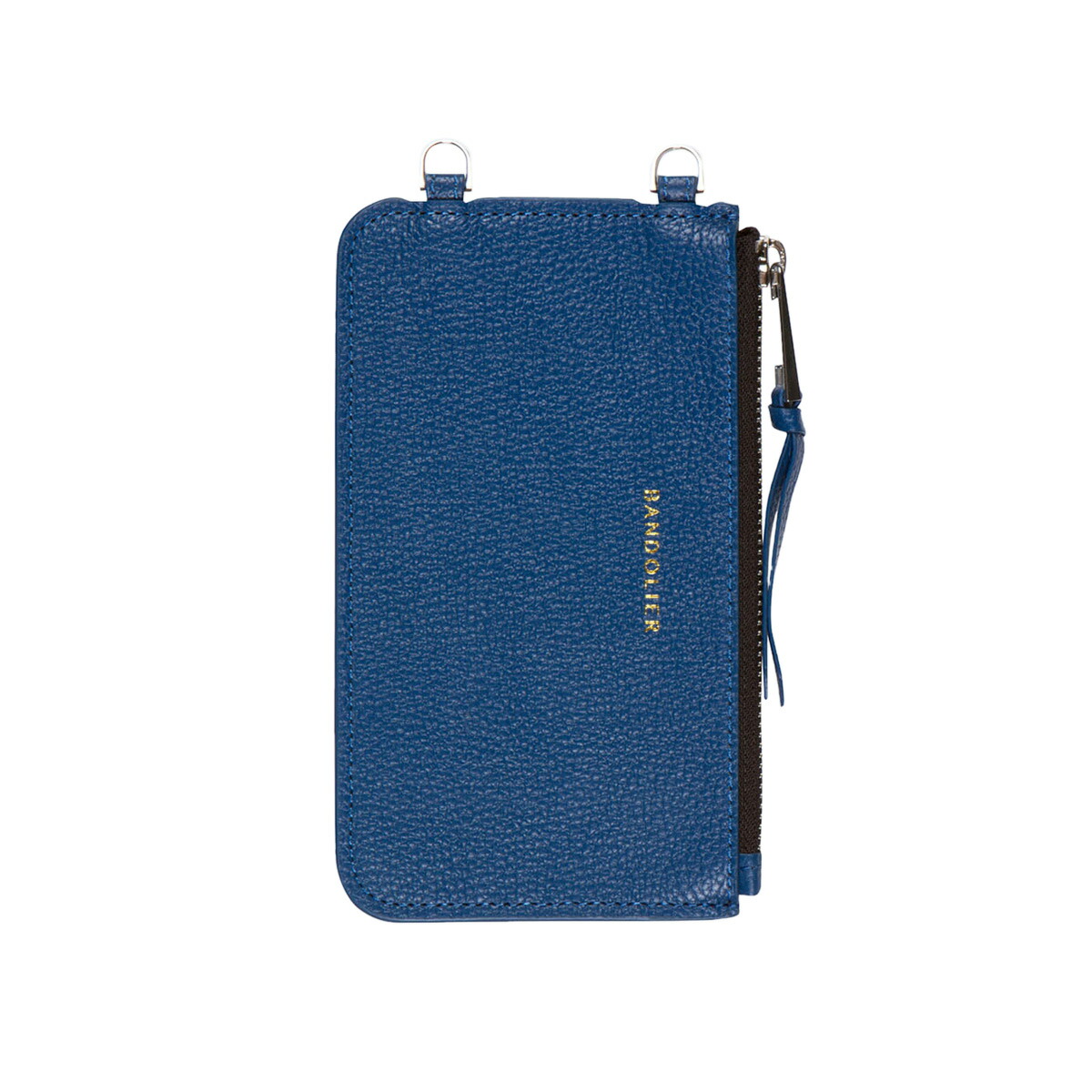 上品 メンズ エマ 携帯 スマホ ポーチ バンドリヤー Pouch Blue Deep Emma Bandolier レディース emblus ブルー レザー l emblus F Qbdworks Com