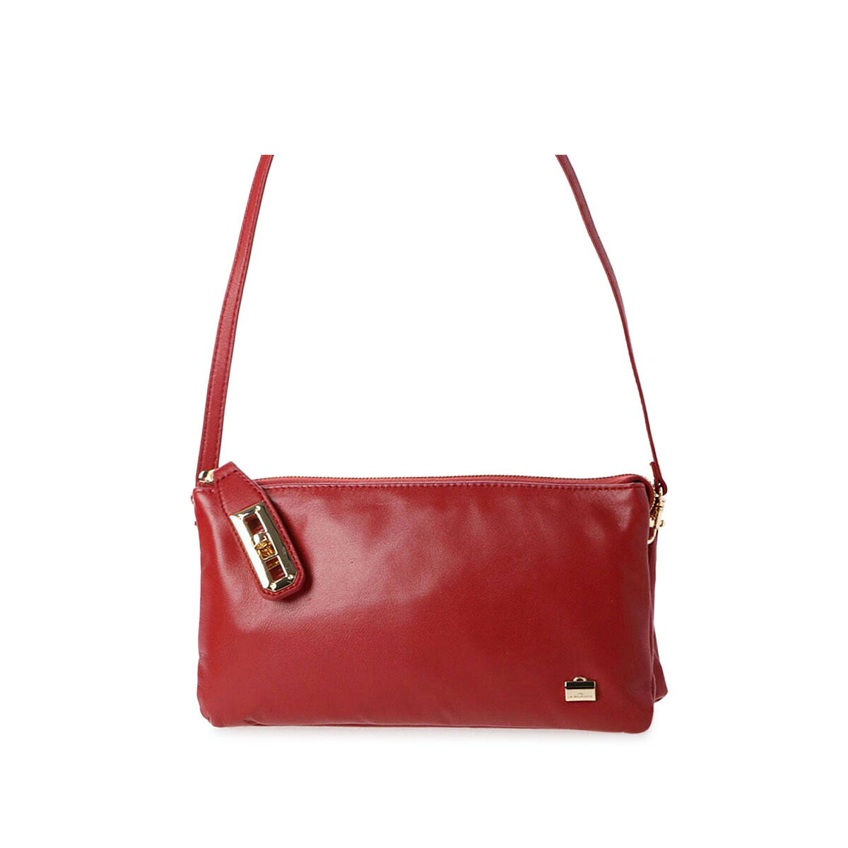 LA BAGAGERIE WALLET 3WAY SHOULDER BAG ラ バガジェリー バッグ ショルダーバッグ ハンドバッグ クラッチバッグ レディース ブラック ネイビー グレージュ レッド ピンク 黒 B62-09-07