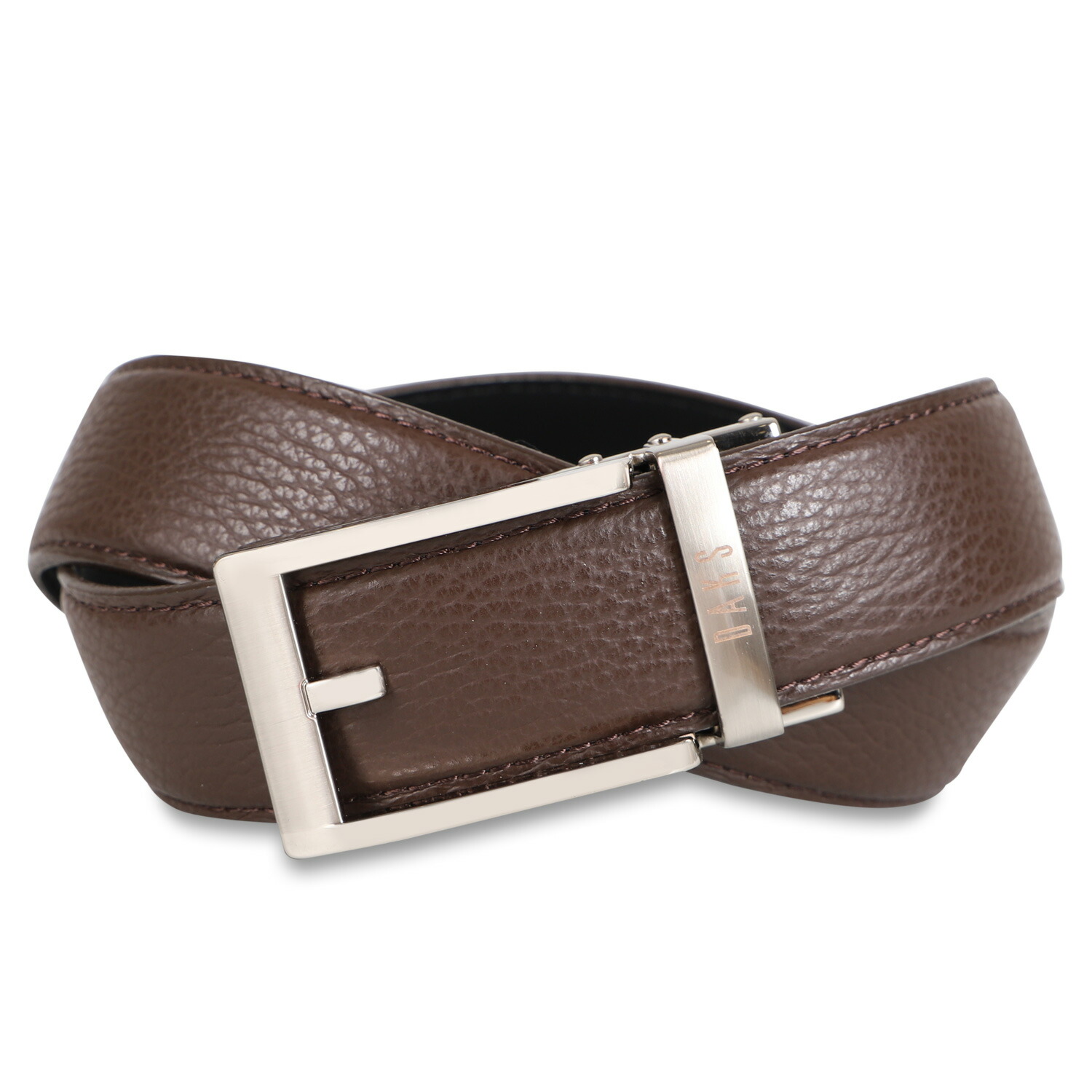 DAKS LEATHER BELT ダックス ベルト メンズ 本革 ブラック ダークブラウン 黒 DB16210