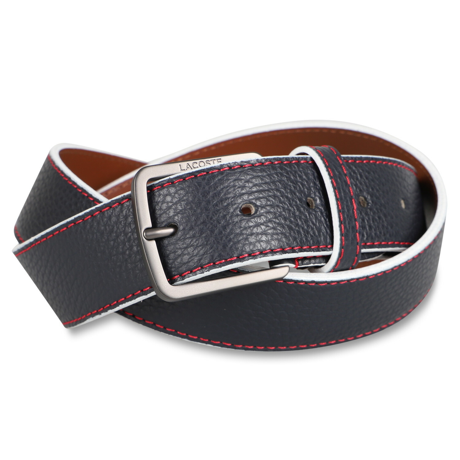 Lacoste Belt ラコステ ベルト メンズ ブラック ホワイト ネイビー 黒 白 Lb0 Butlerchimneys Com
