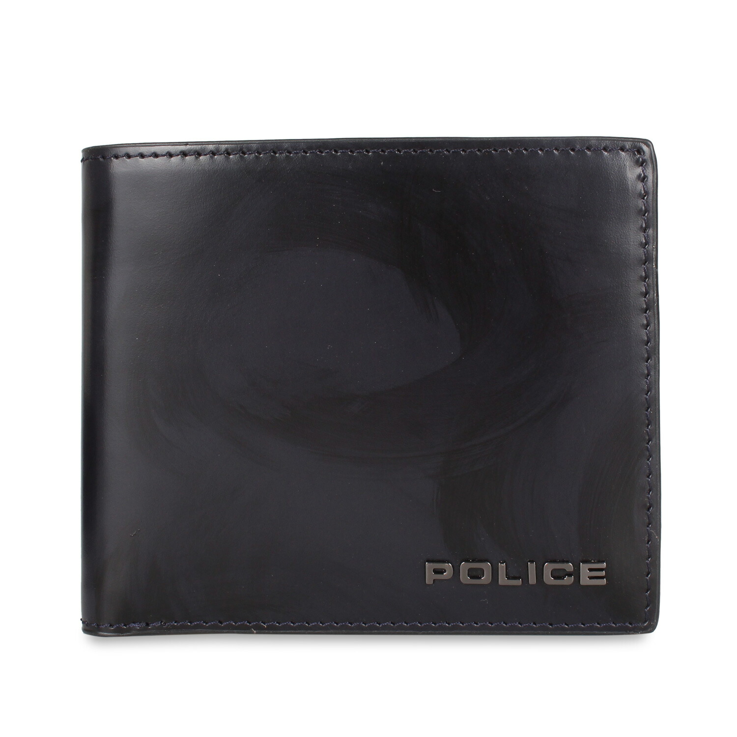 POLICE SPAZZOLA WALLET ポリス 二つ折り財布 メンズ 本革 ダーク ネイビー ブラウン グリーン PA-70501