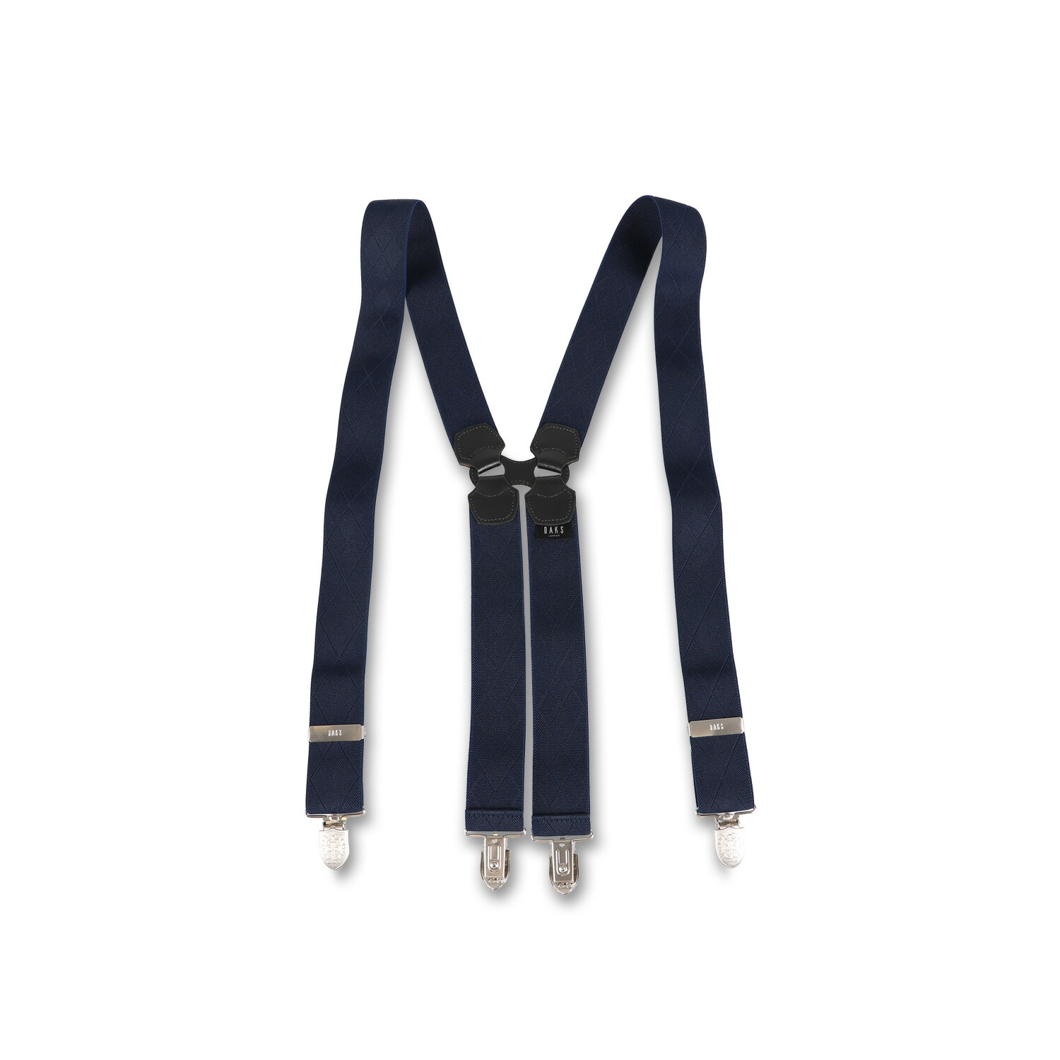 新品未開封　DAKS ブラック メンズ　サスペンダー DAKS ダックス サスペンダー 吊りバンド メンズ Y字 SUSPENDERS