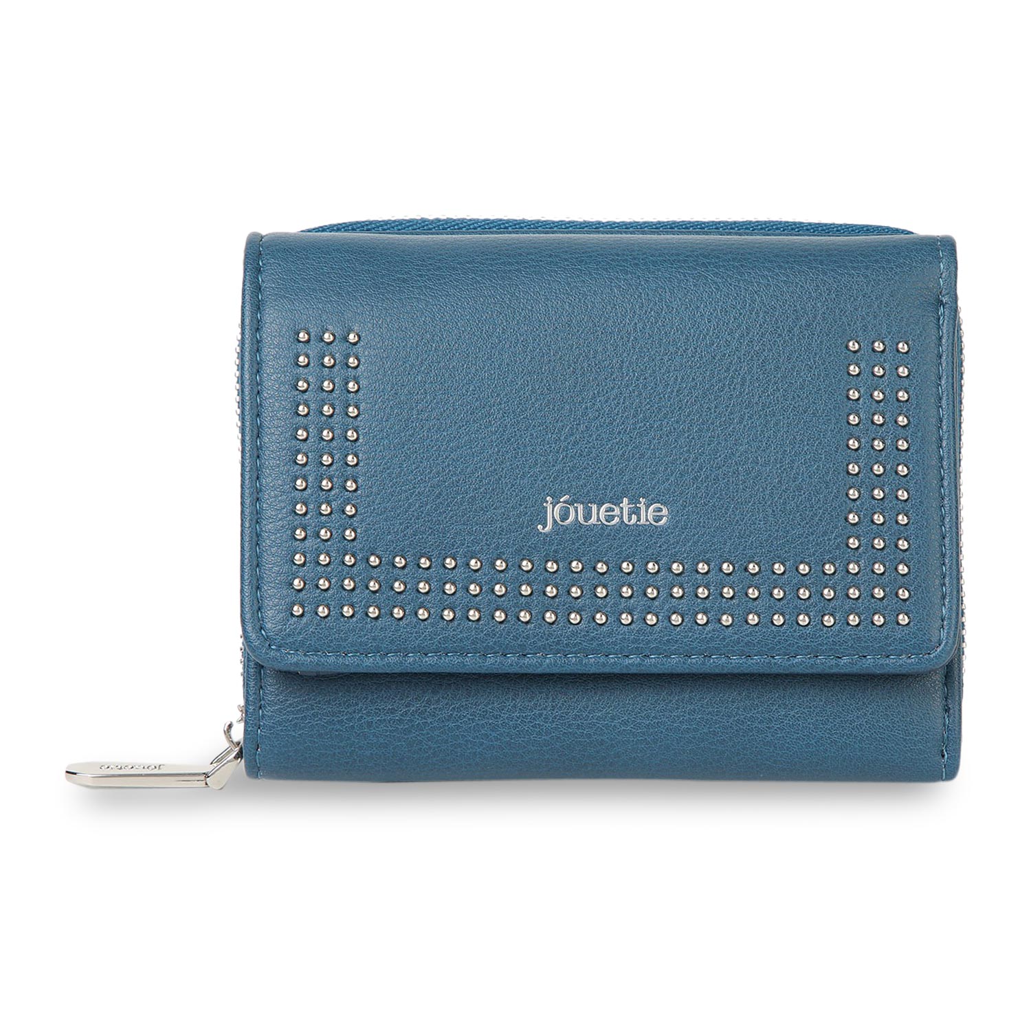 Jouetie Micro ネイビー ブラック レディース ジュエティ ラウンドファスナー 三つ折り Middle Studs 財布 Wallet アイボリー