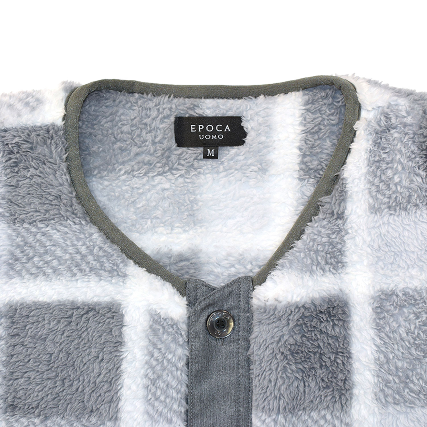 Epoca Uomo エポカ ウォモ 両面ボアプリント ルームウェア ロングカーディガン