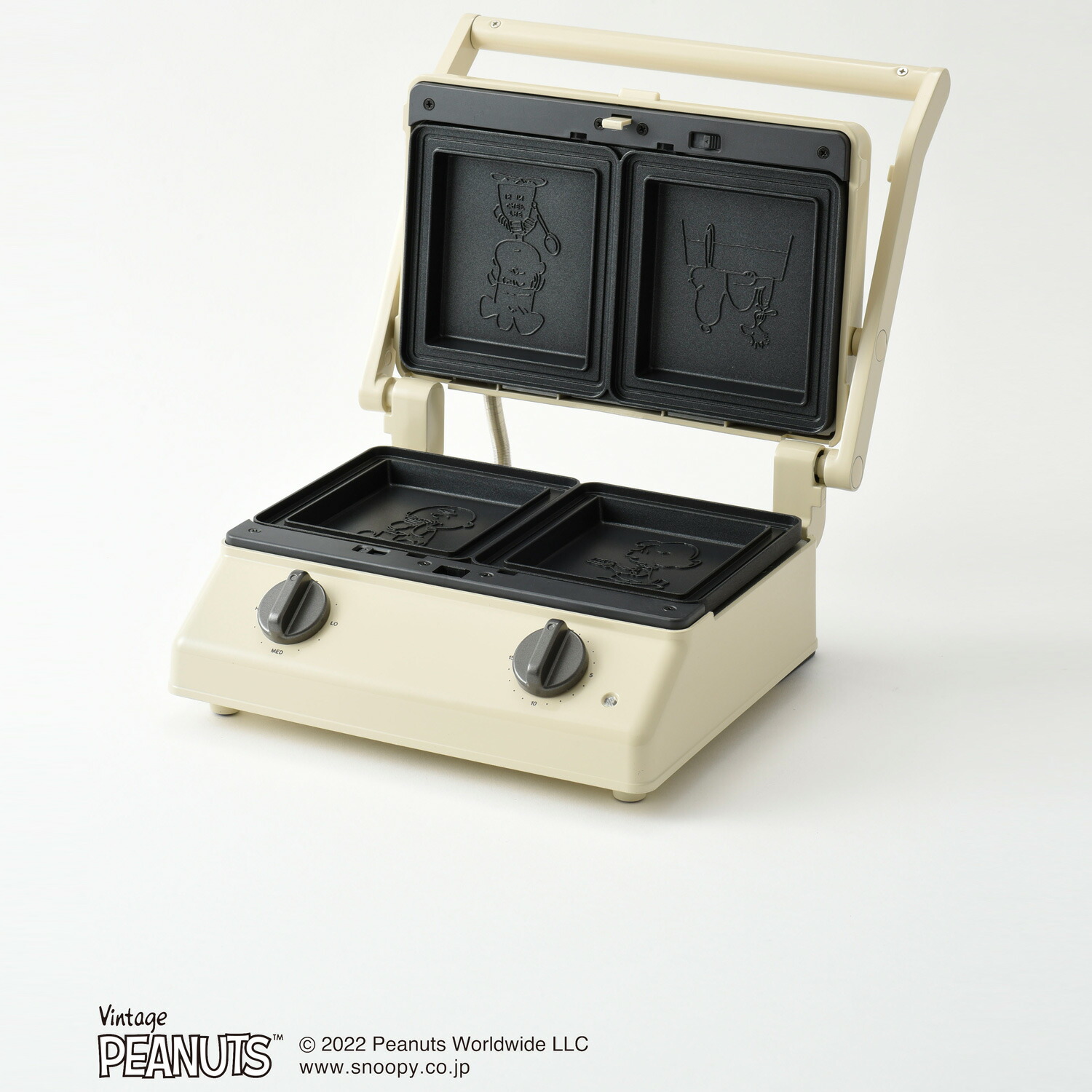 Bruno ブルーノ スヌーピー グリルサンドメーカー ダブル ホットサンドメーカー