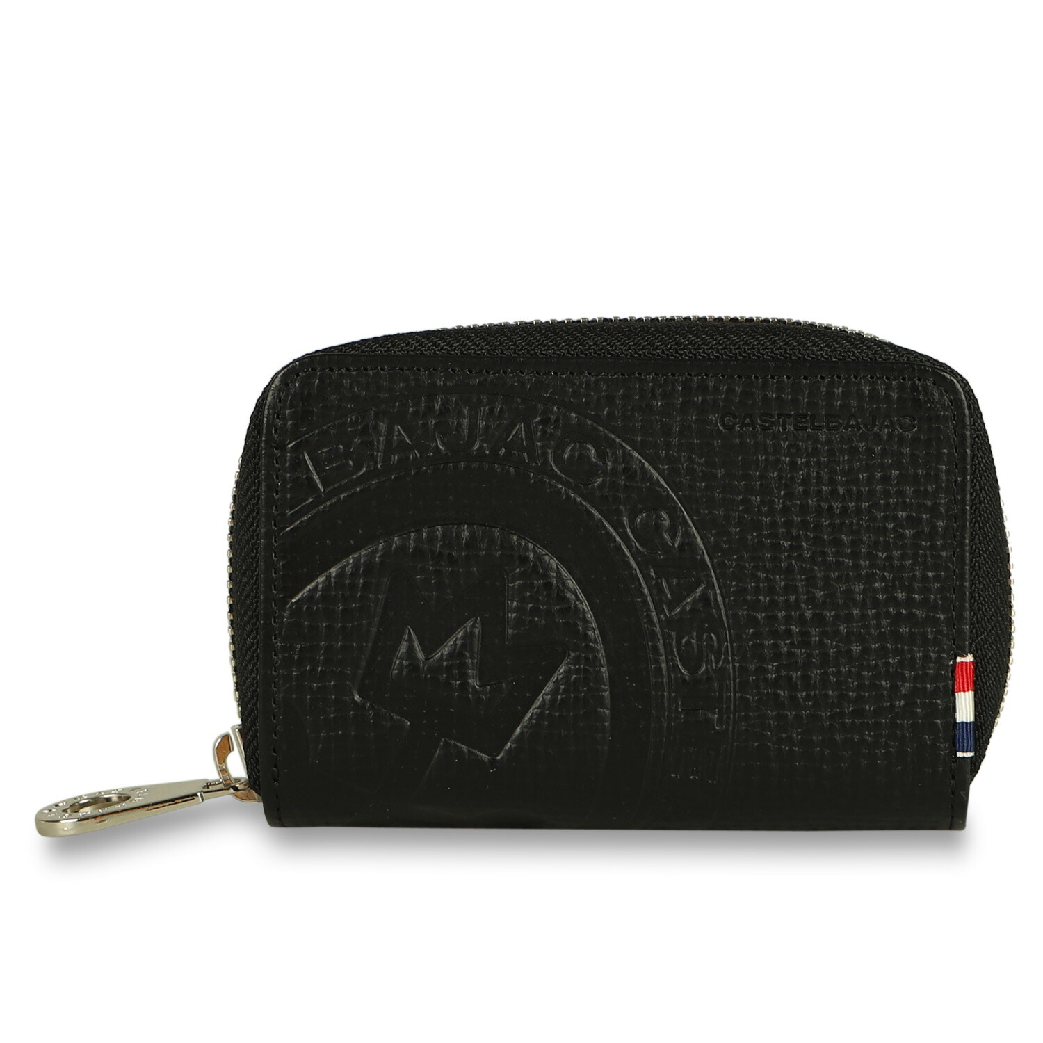 CASTELBAJAC PICCOLO SERIES KEY CASE カステルバジャック キーケース ピッコロ メンズ レディース スマートキー 本革 ラウンドファスナー 4連 ブラック 黒 22612