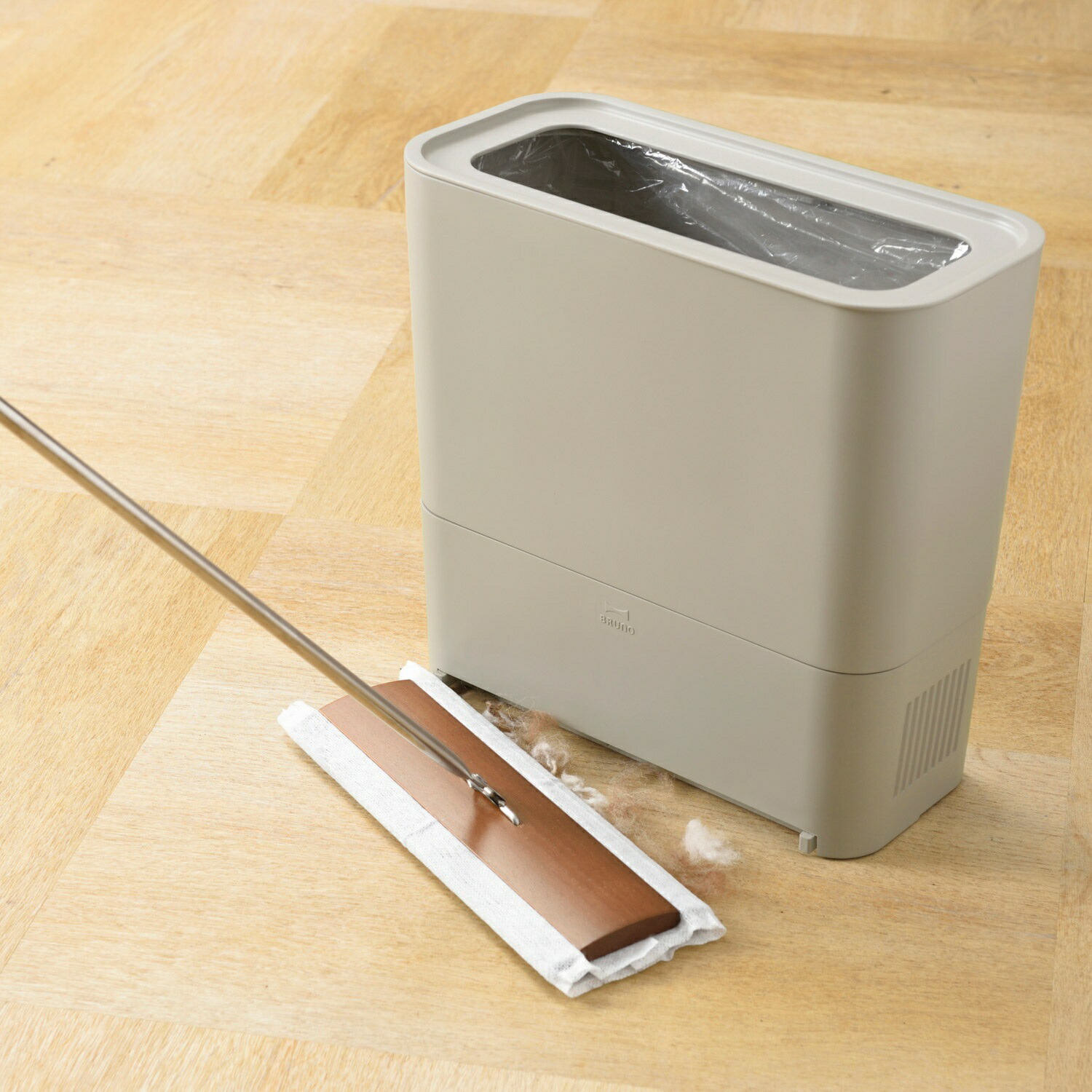 Bruno Boe093 ゴミ箱 電動ちりとり ブルーノ ゴミ箱型フローリングクリーナー