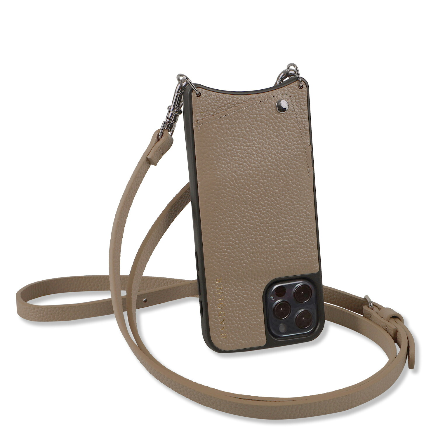 【最大1000円OFFクーポン】 BANDOLIER EMMA バンドリヤー スマホショルダー スマホケース iPhone 13 mini iPhone 13 13Pro iPhone 13 Pro Max アイフォン エマ メンズ レディース ベージュ 10EMM｜ALLSPORTS