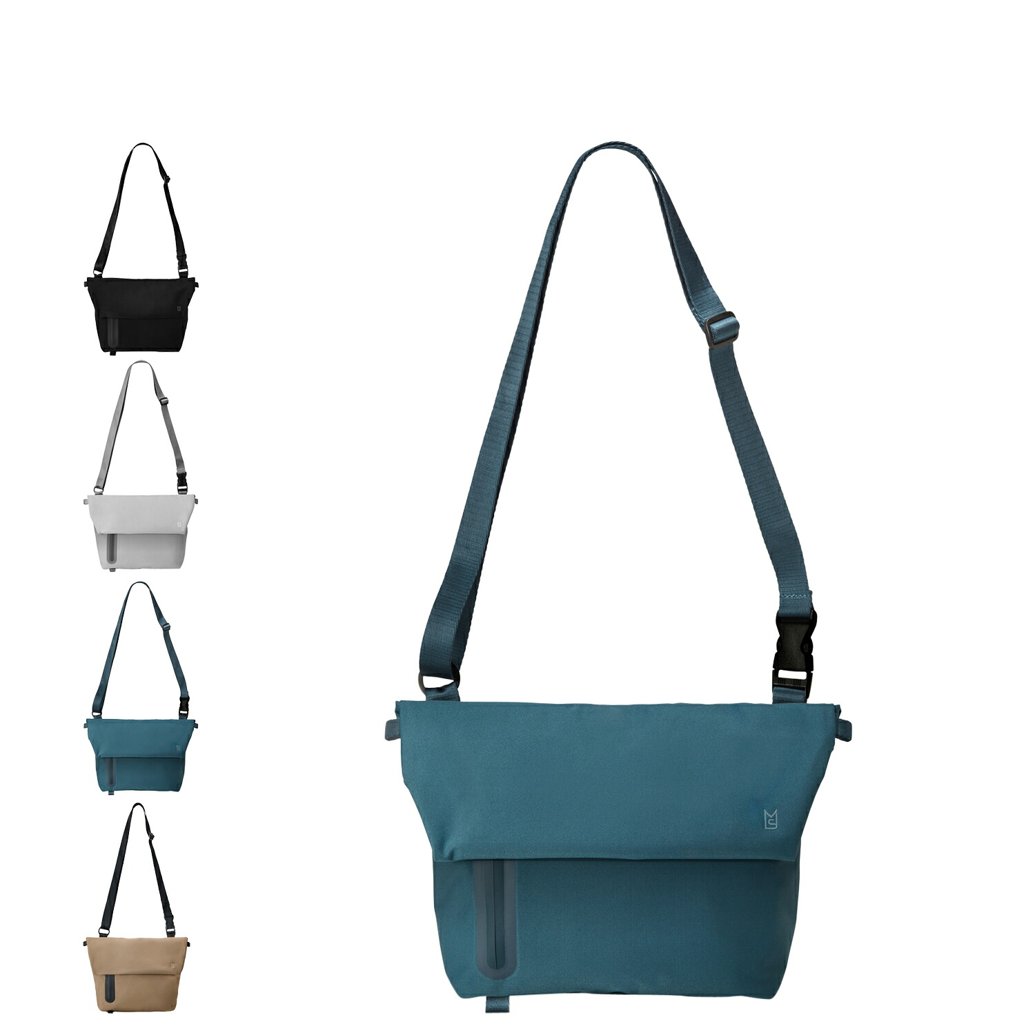MILESTO SHOULDER BAG ミレスト バッグ ショルダーバッグ メンズ レディース 撥水 ブラック グレー グリーン MLS845 母の日