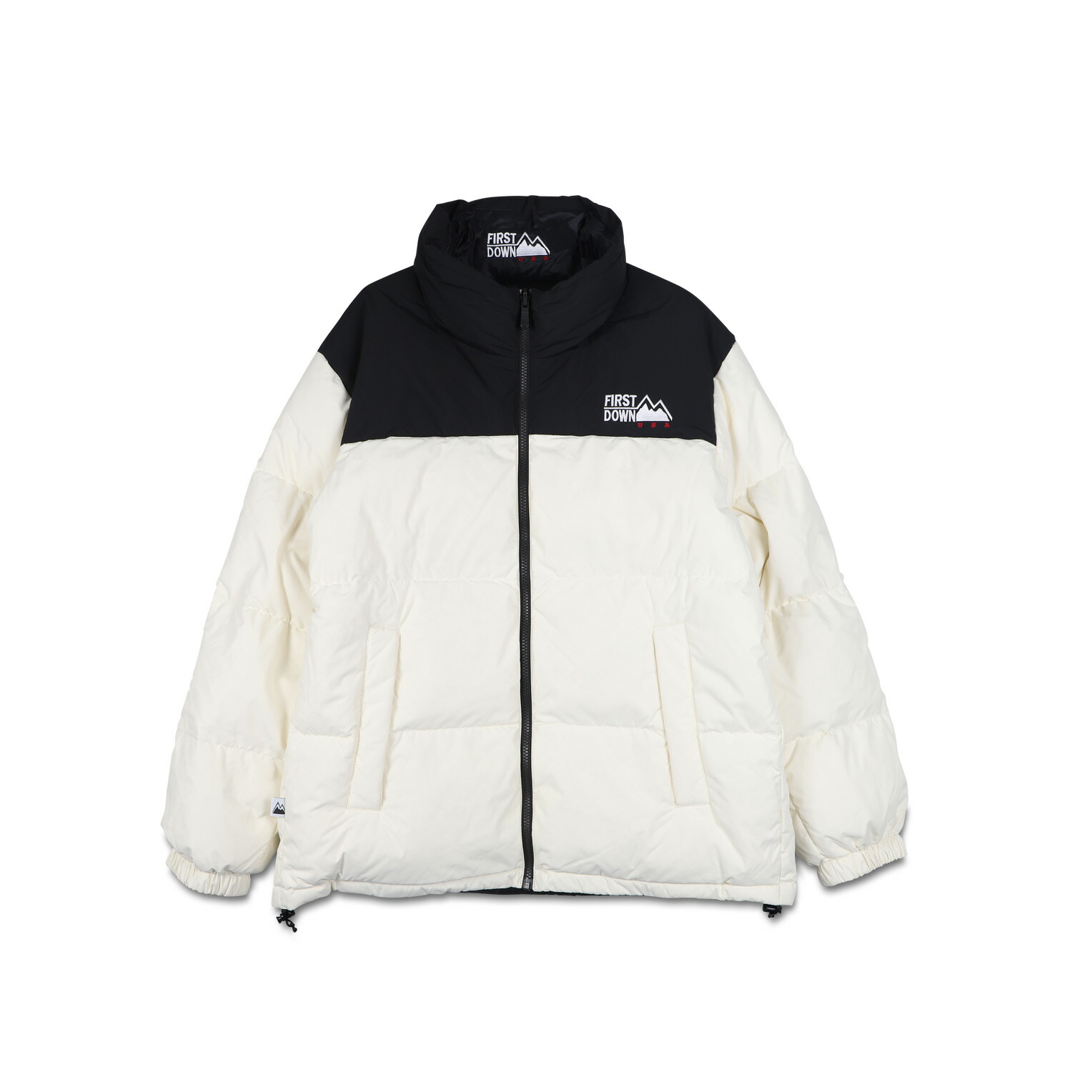 【最大1000円OFFクーポン】 FIRST DOWN BUBBLE DOWN JACKET MICROFT ファーストダウン ダウンジャケット アウター バブルマイクロフト メンズ レディース リバーシブル ホワイト ブルー グリーン イエロー オレンジ 白 F342500C|ALLSPORTS