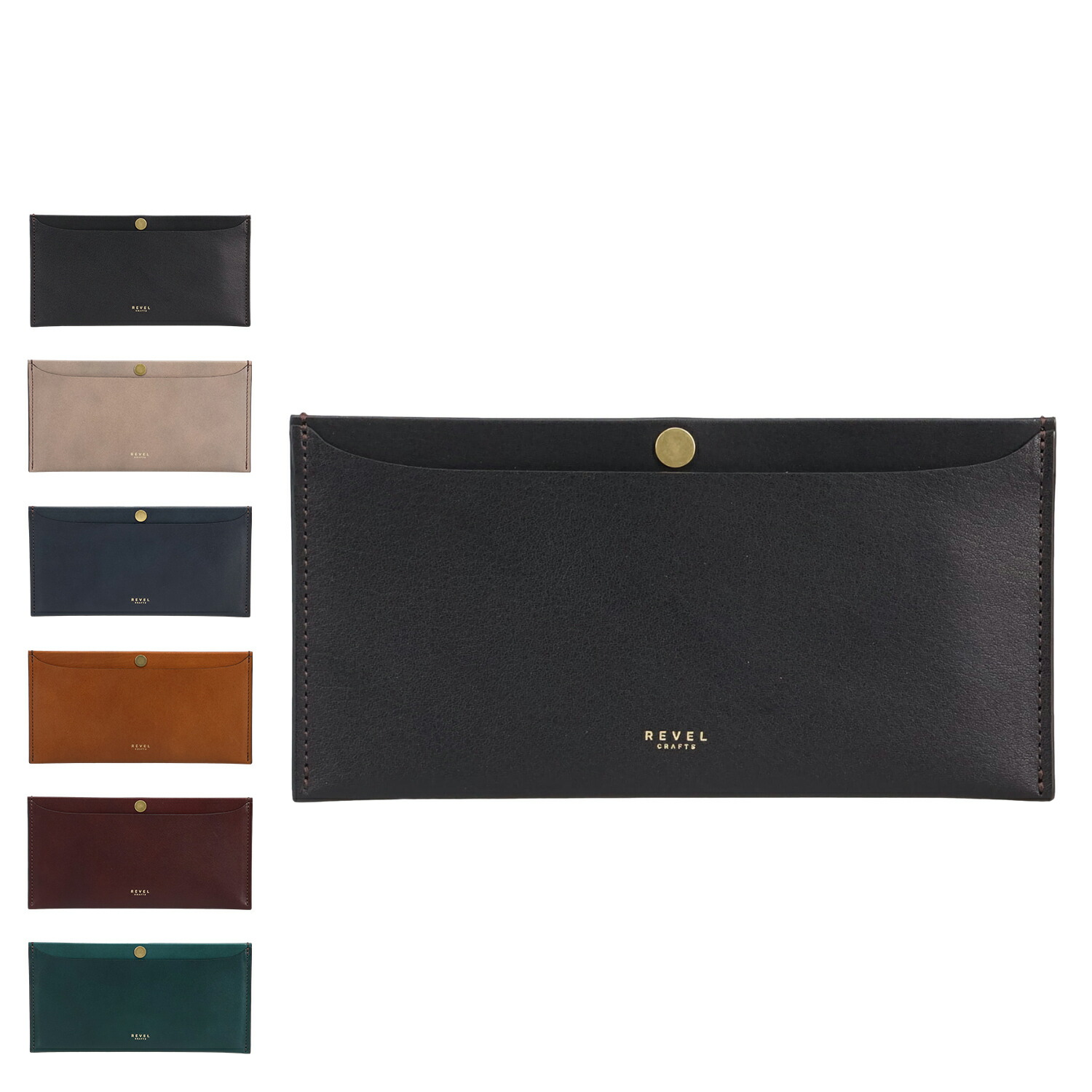 REVEL L.WALLET レヴェル 財布 長財布 メンズ レディース ブラック グレー ネイビー キャメル バーガンディ ブルー 黒 R302 母の日