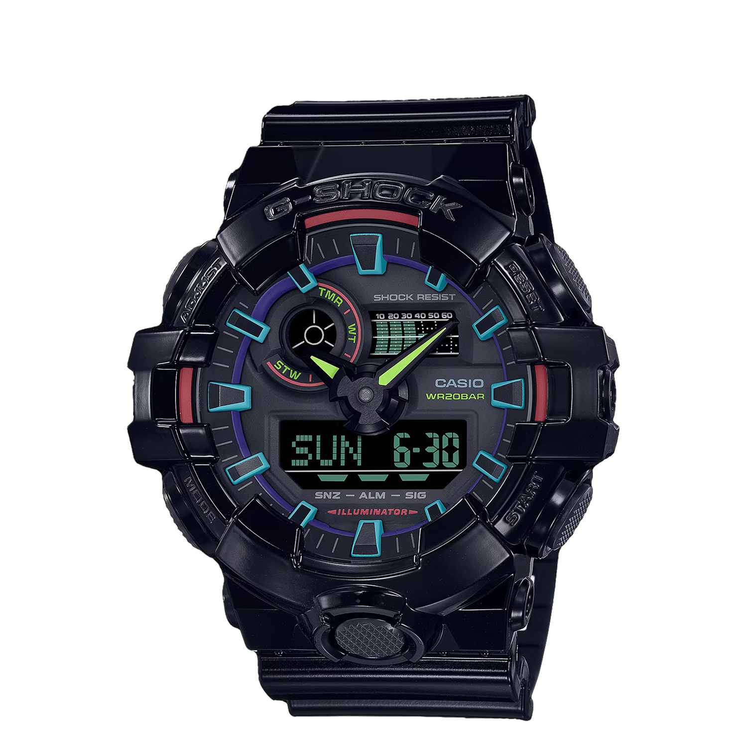 オリジナル CASIO G-SHOCK カシオ 腕時計 GA-700RGB-1AJF 防水 ジー