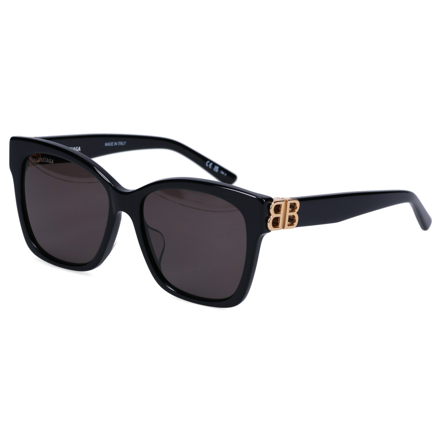 BALENCIAGA SUNGLASSES バレンシアガ サングラス メンズ レディース アジアンフィット UVカット ブラック 黒 BB0102SA-001 母の日