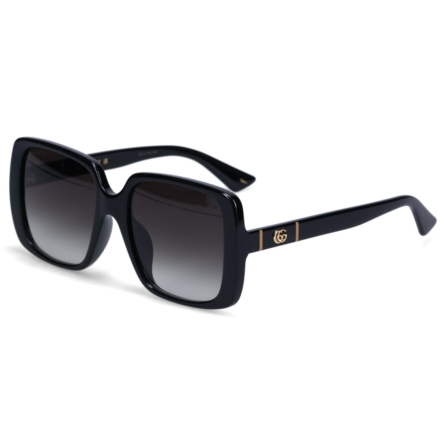 GUCCI SUNGLASSES グッチ サングラス メンズ レディース アジアンフィット UVカット 紫外線対策 スクエア ブラック 黒 GG0632SA-001｜ALLSPORTS