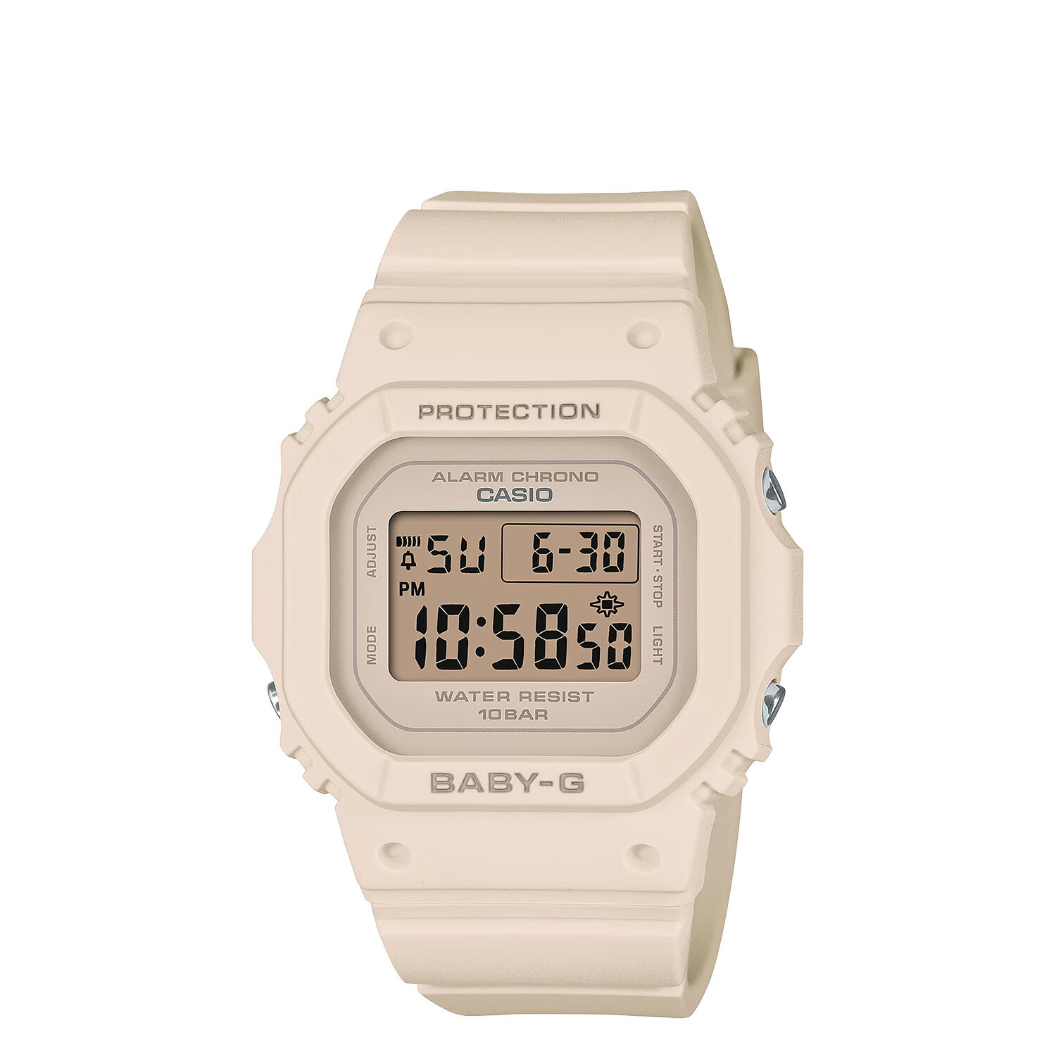 カシオ BABY-G CASIO 腕時計 BGD-565U-4JF 防水 ベビーG ベイビーG レディース ベージュ 母の日 6,019円