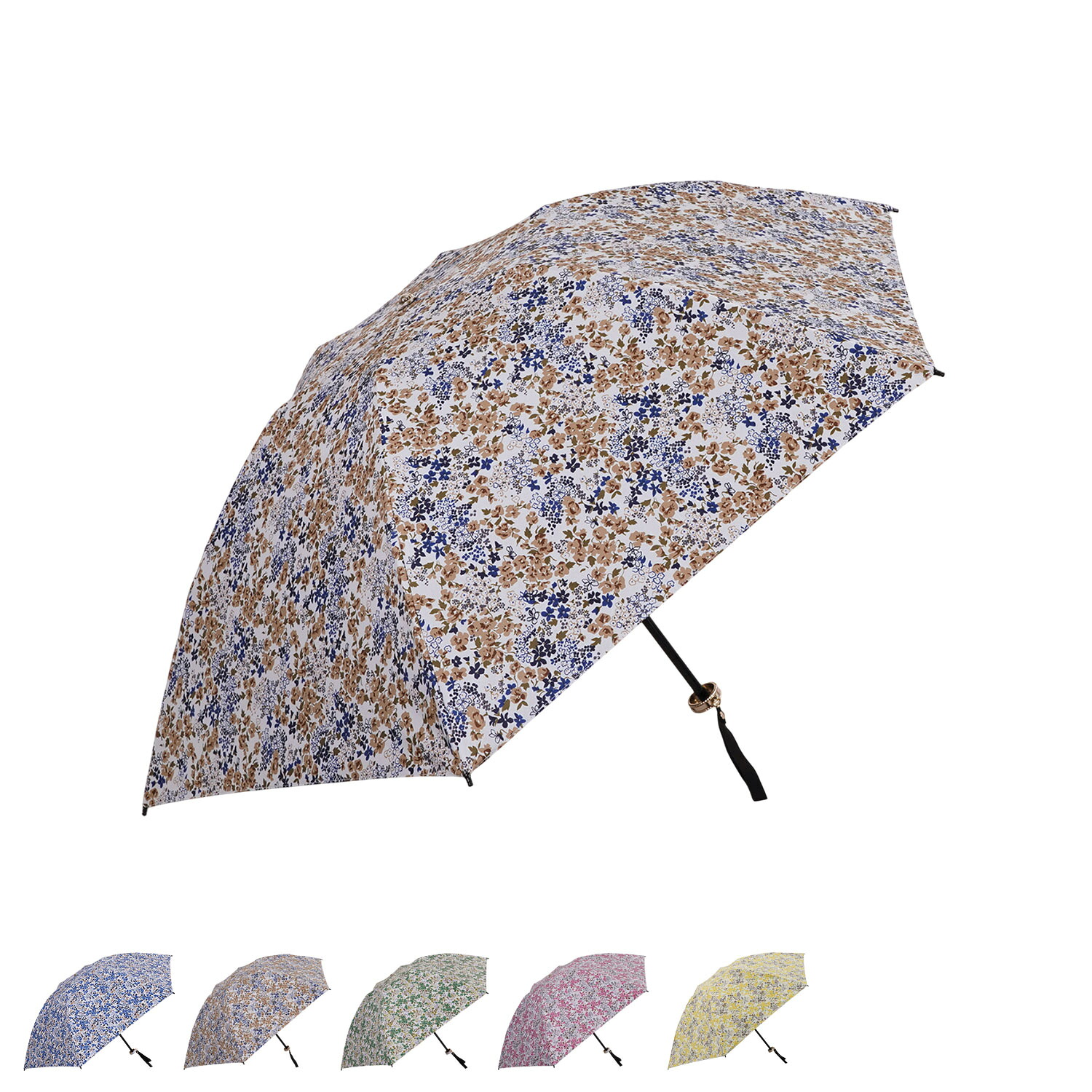JILL STUART MINI UMBRELLA ジル スチュアート 日傘 折りたたみ 晴雨兼用 軽量 レディース 50cm UVカット サマーシールド 遮熱 紫外線対策 コンパクト ネイビー ベージュ グリーン ピンク 1JI 27160 母の日 11,858円