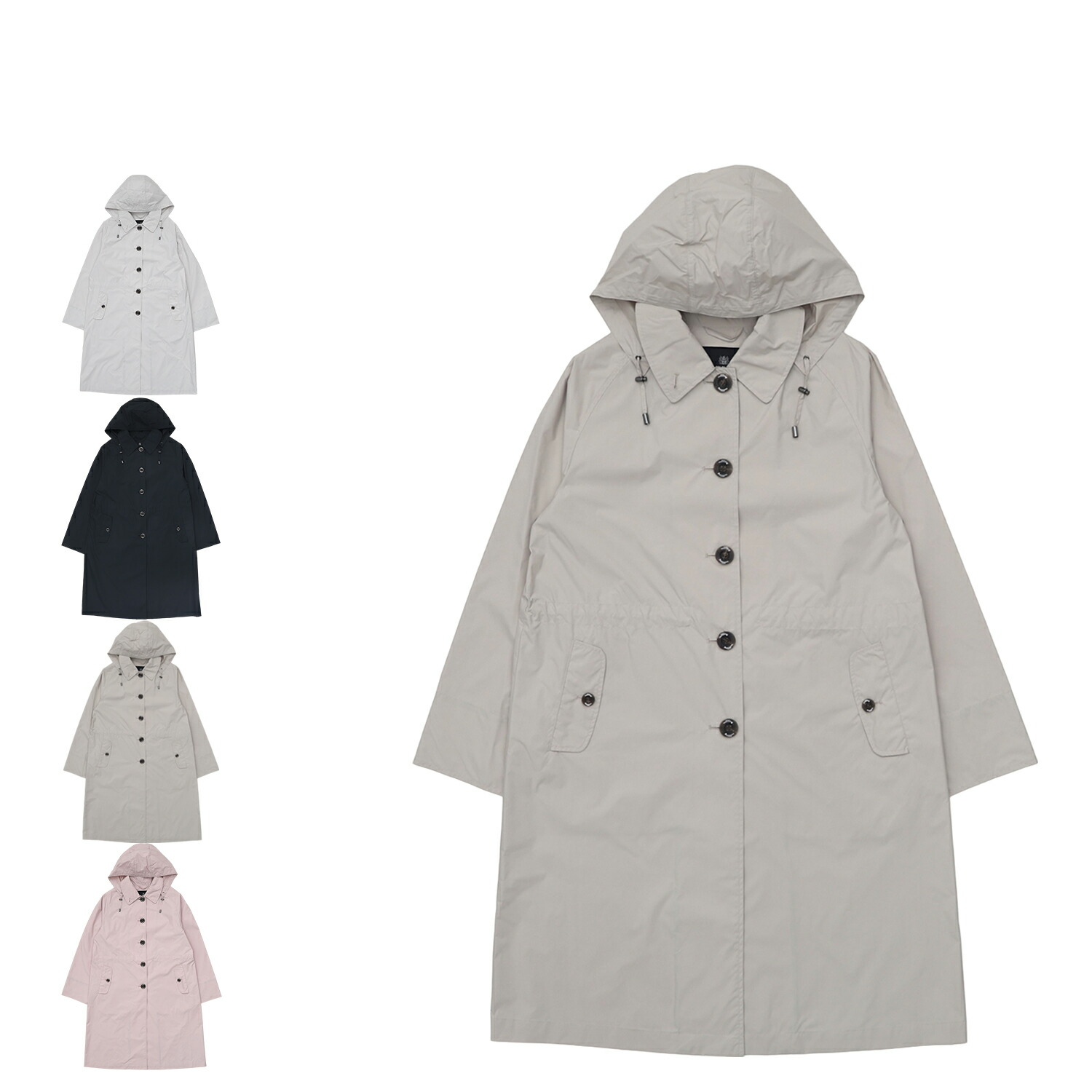 Aquascutum アクアスキュータム 帽子付きレインコート ネイビー 8 asm-41014_d.jpg