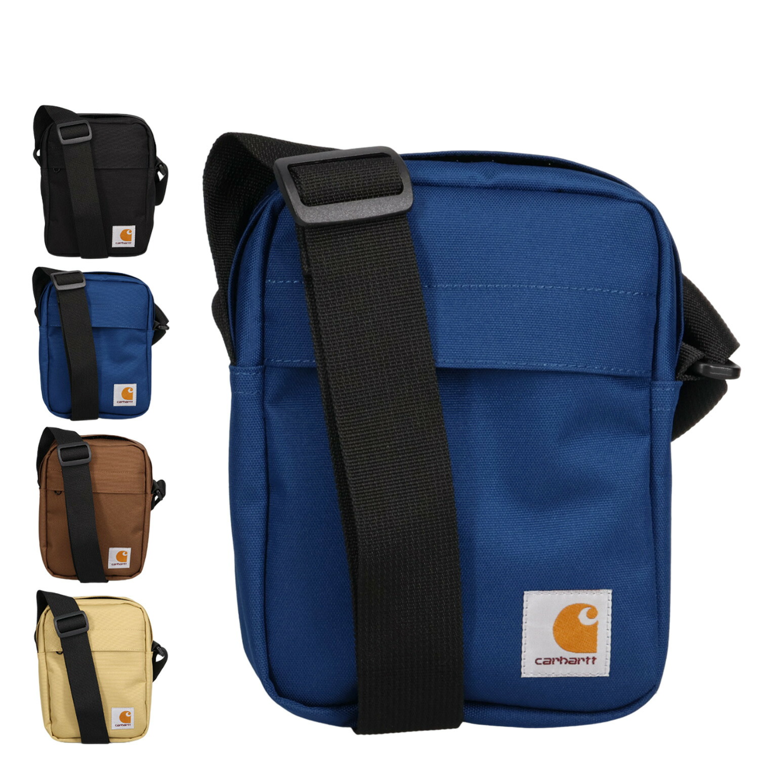 【carhartt】\"Clarton Bag\" Cロゴ サークルショルダーバッグ/2色 carhartt】
