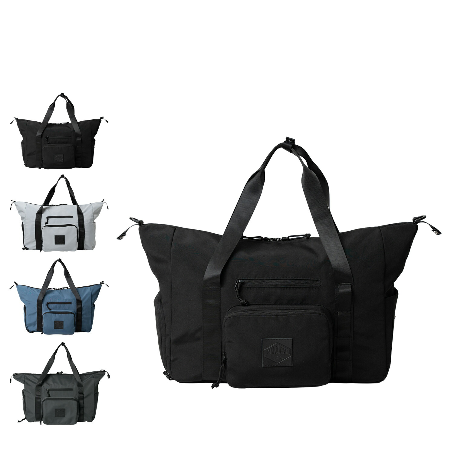 SIMCLEAR FOLDING DUFFELE シムクリア ボストンバッグ ダッフル ゴルフ ジム メンズ レディース 25-30L 撥水 パッカブル 折りたたみ 軽量 2WAY キャリーオン ブラック ライト グレー ダーク ブルー 黒 FTB01 母の日