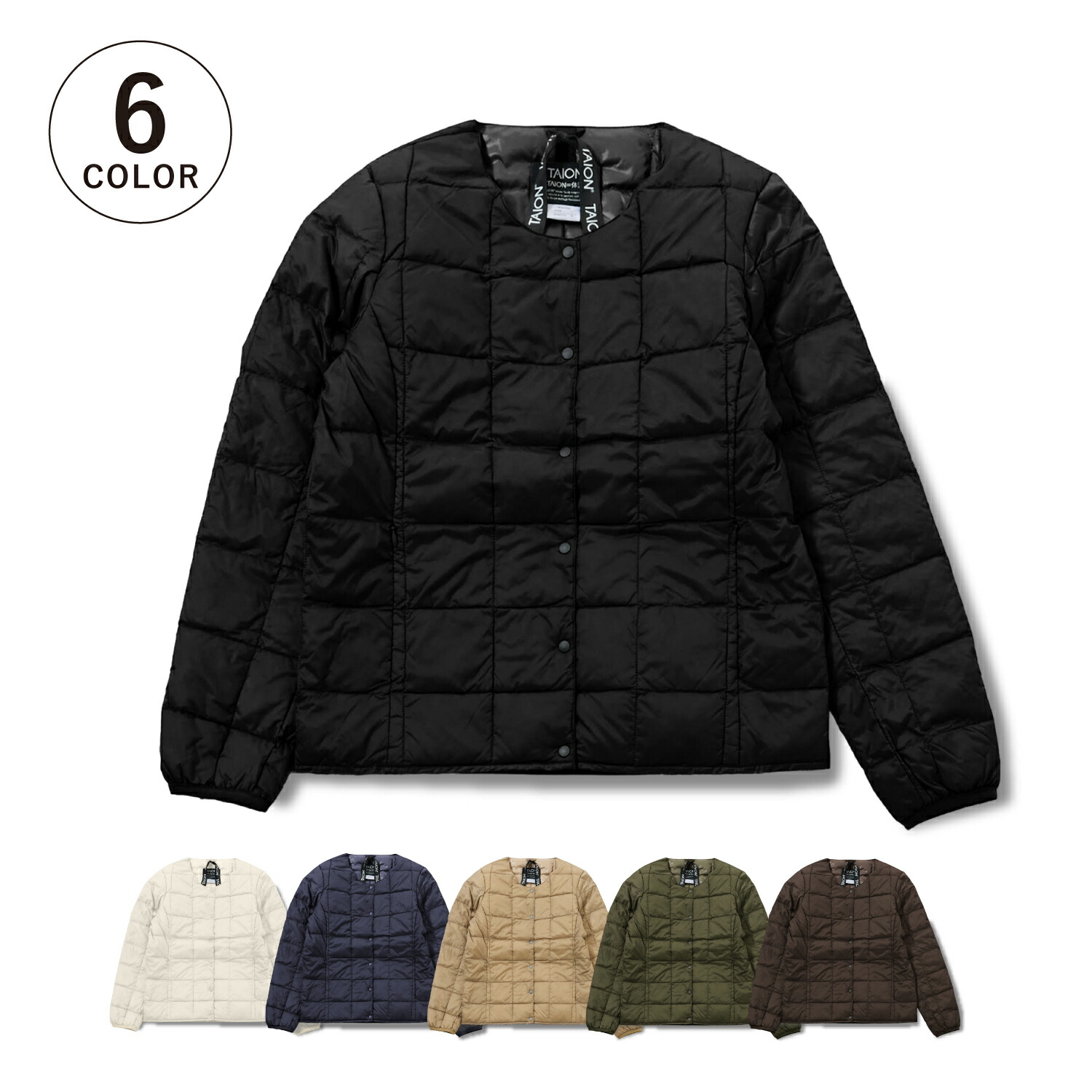 楽天市場】【最大10%OFFクーポン発行中】 TAION CITY CREW NECK DOWN