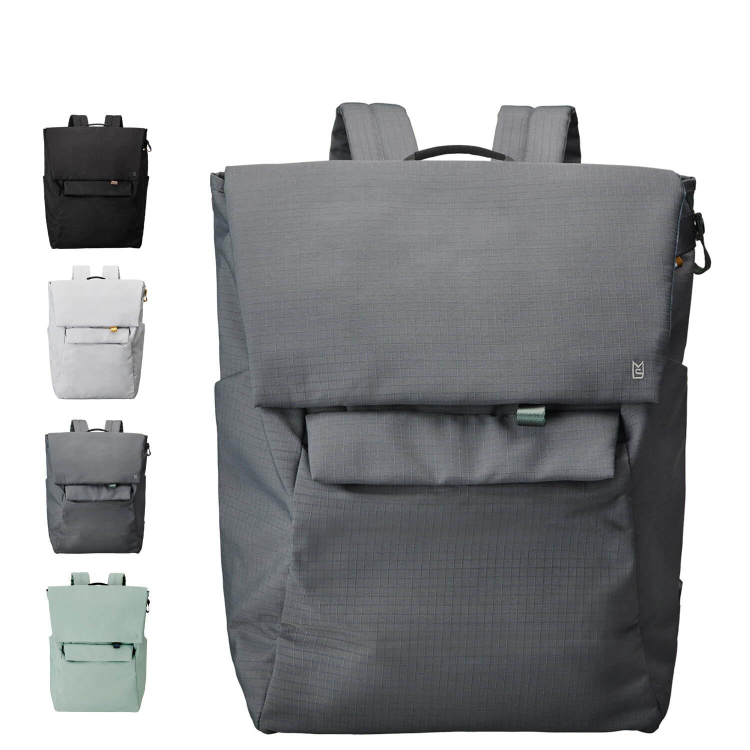 MILESTO Hutte ミレスト リュック バッグ バックパック フュッテ メンズ レディース 22L ポーチ付き 撥水 ブラック ライトグレー ダークグレー 黒 MLS942 母の日