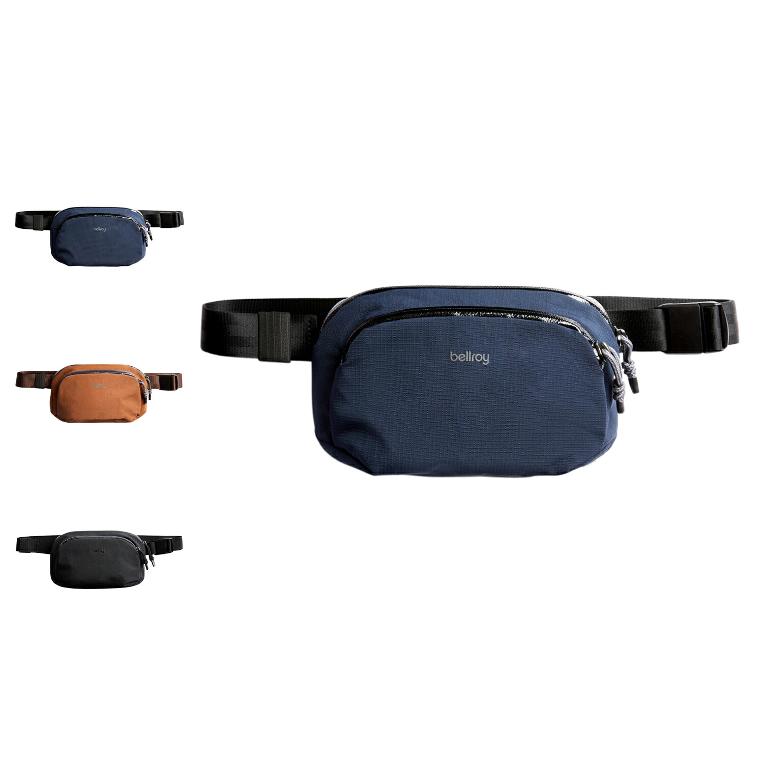Bellroy VENTURE HIP PACK ベルロイ バッグ ウエストバッグ ウエストポーチ ベンチャー ヒップ パック 1.5L メンズ レディース 軽量 耐水 収納 ネイビー ブラウン ブラック 黒｜ALLSPORTS