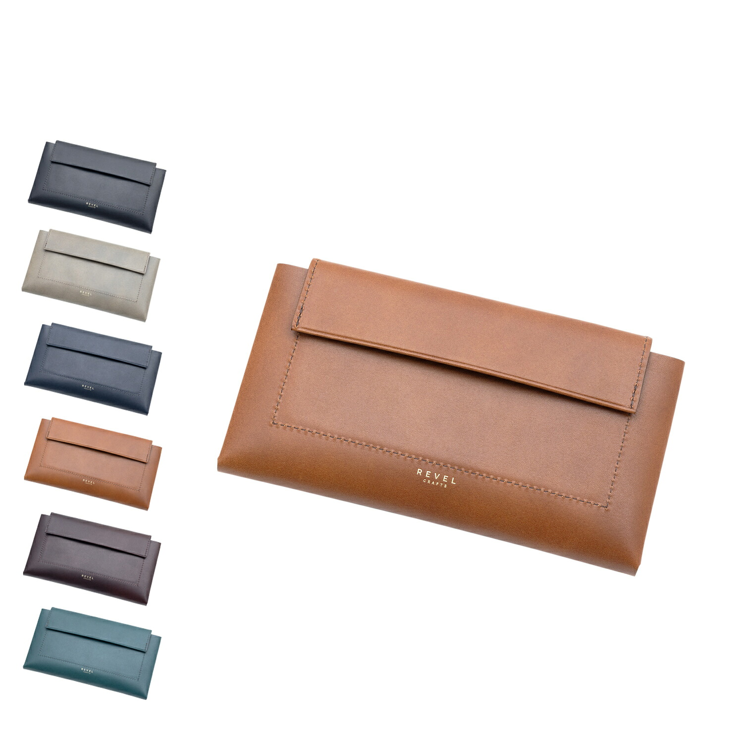 REVEL LONG WALLET レヴェル 財布 長財布 メンズ レディース 本革 薄型 ブラック グレー ネイビー ブラウン ワイン グリーン 黒 R604 10,617円