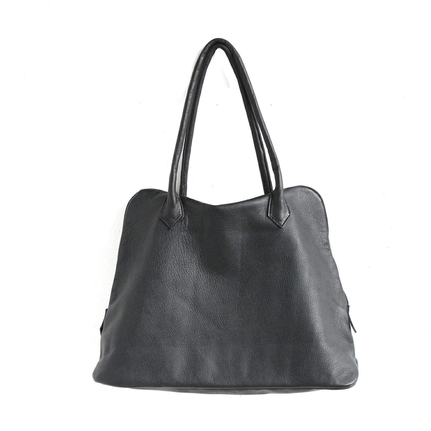 DO SILVA TOTE BAG LEATHER NOIR ドー トートバッグ メンズ レディース A4サイズ対応 縦型 A4サイズ対応 縦型 ブラック 黒 61110750-49-99｜ALLSPORTS