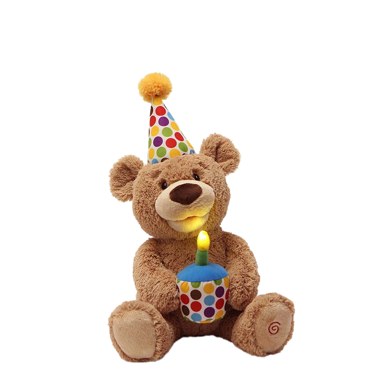 GUND HAPPY BIRTHDAY CAKE BEAR ガンド ぬいぐるみ ハッピーバースデー ケーキ ベア ベビー キッズ くま おもちゃ バースデー ふわふわ かわいい 女の子 男の子 子供 赤ちゃん 6061151