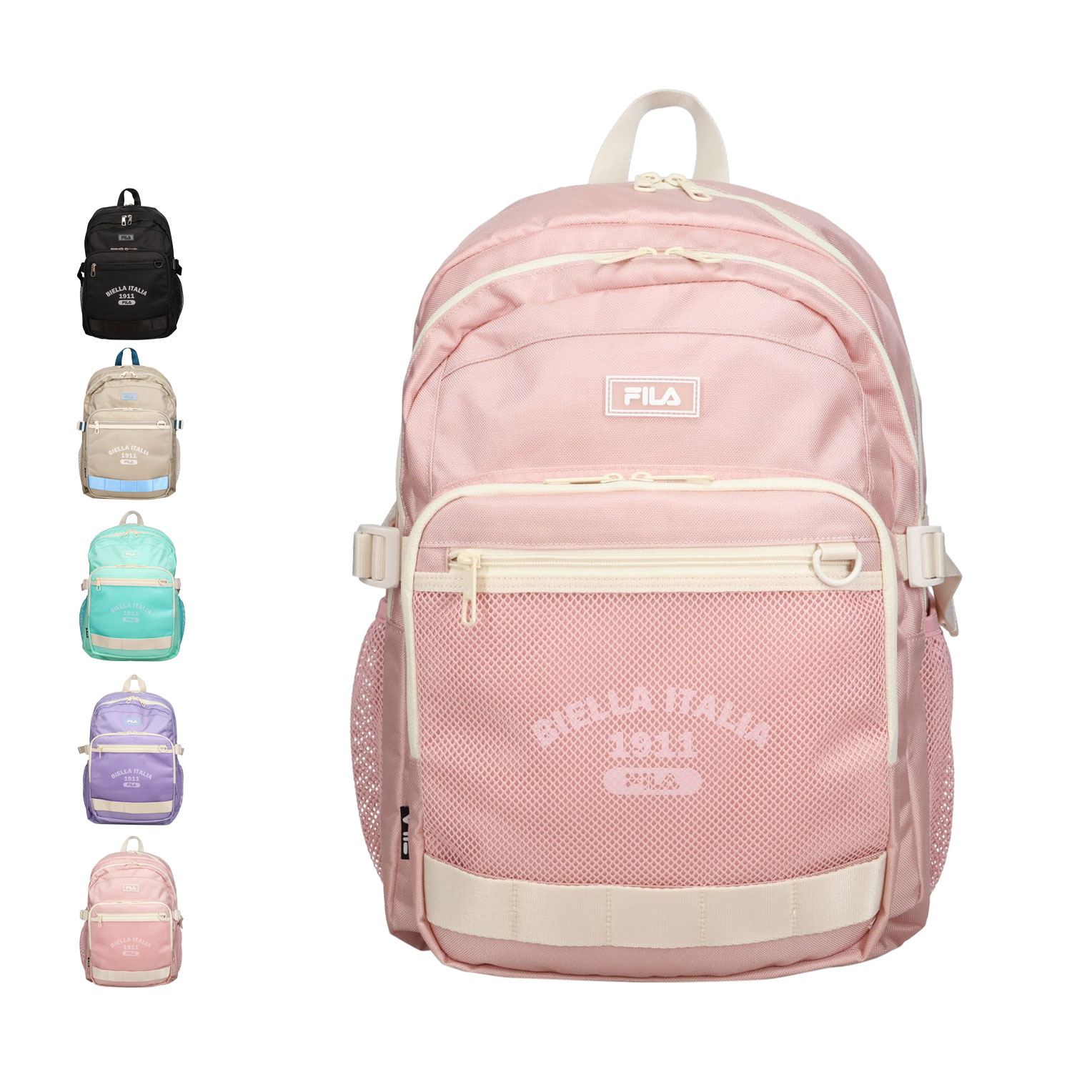 【最大1000円OFFクーポン】 FILA LUMINO フィラ リュック バッグ バックパック ルミノ メンズ レディース 33L A4 B4 大容量 軽量 撥水 ブラック ベージュ ブルー パープル ピンク 黒 7891｜ALLSPORTS