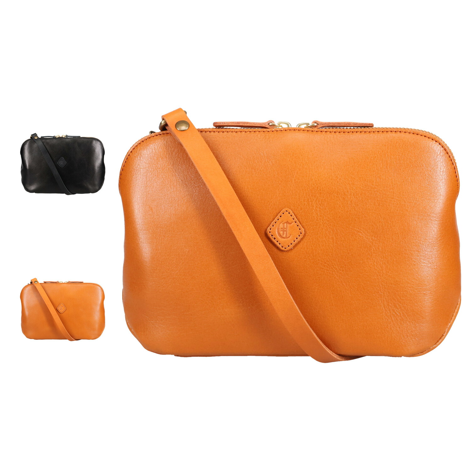 CLEDRAN FLAM WALLET SHOULDER クレドラン バッグ ショルダーバッグ お財布ポシェット レディース 斜めがけ 軽量 日本製 ブラック ブラウン 黒 CL2763 母の日