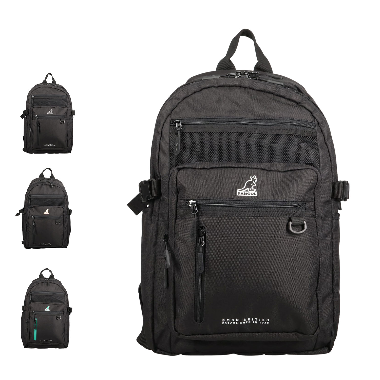 KANGOL カンゴール リュック バッグ バックパック メンズ レディース 32L A4 B4 大容量 ブラック 黒 250-1580 母の日