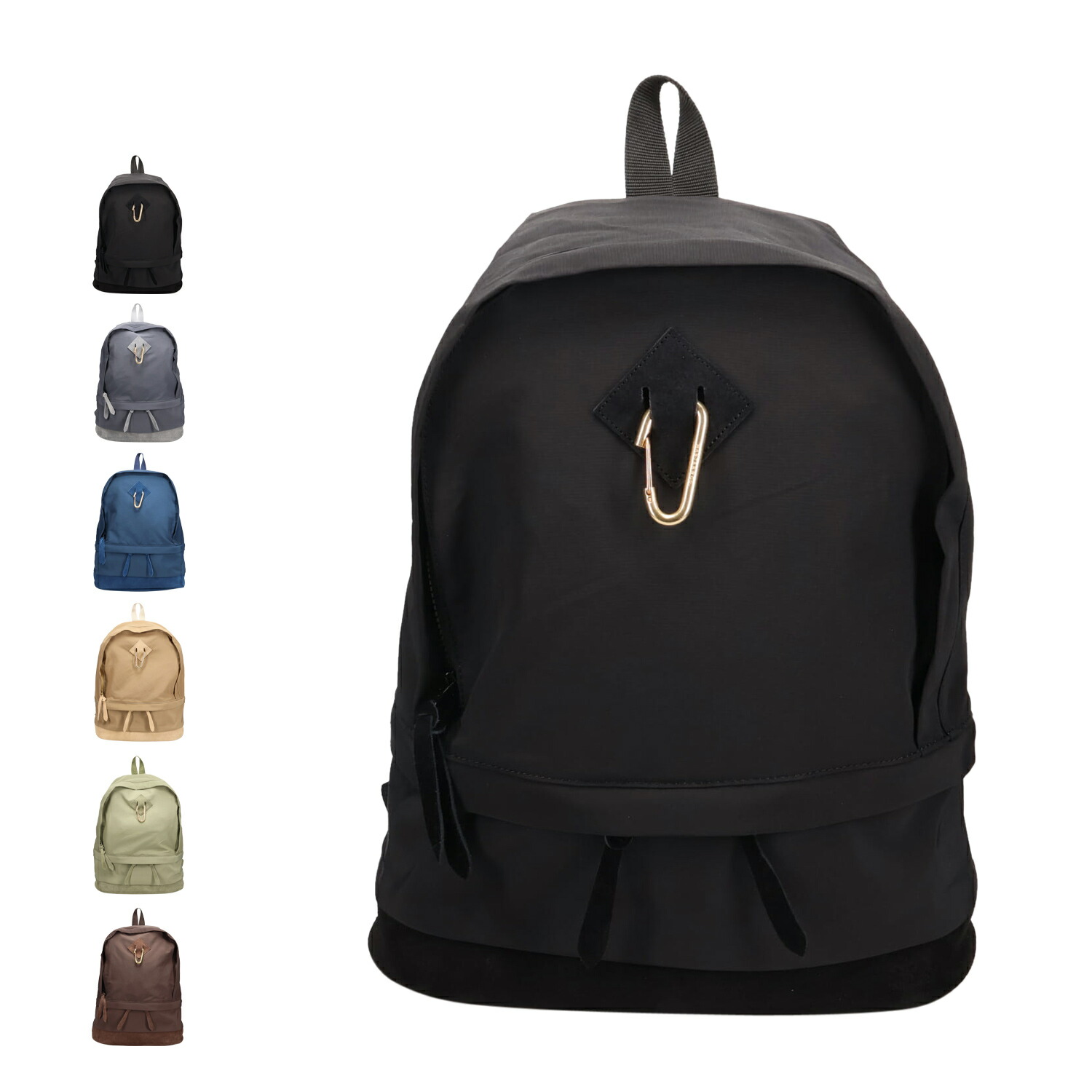 MASTER&Co.　カラビナ付き スエードボトム リュックバックパック msc-mc328_d.jpg