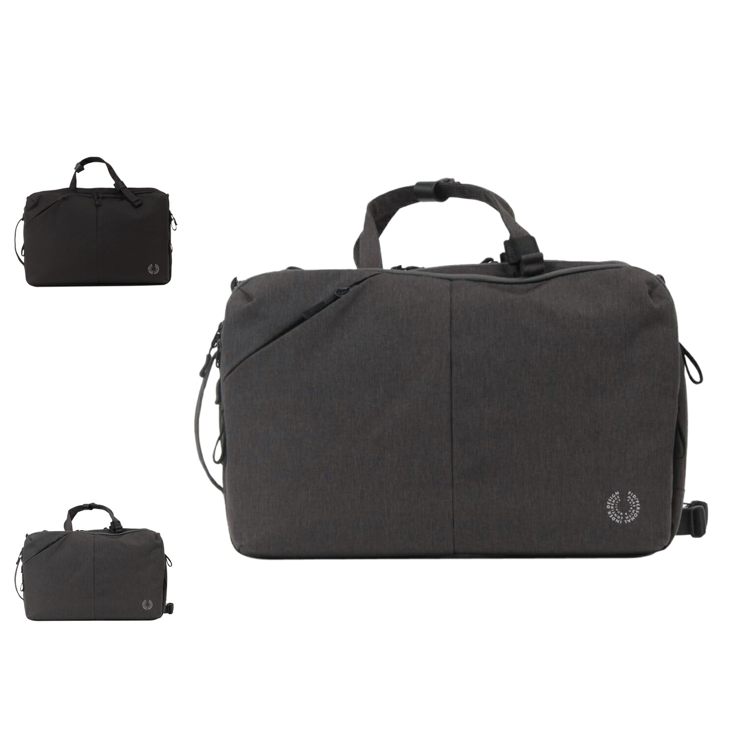 P.i.d BUSINESS BAG ピーアイディー ショルダーバッグ ブリーフケース ビジネスバッグ メンズ 25L 斜めがけ 大人 軽量 大容量 ブラック グレー 黒 PAK302