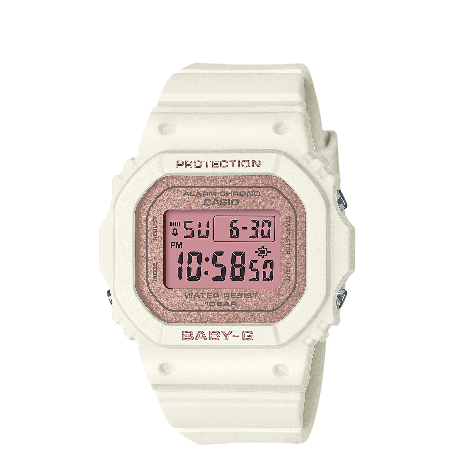 CASIO BABY-G カシオ 腕時計 BGD-565SC-4JF BGD-565 SERIES 防水 ベビーG ベイビーG レディース ホワイト 白 母の日 6,019円