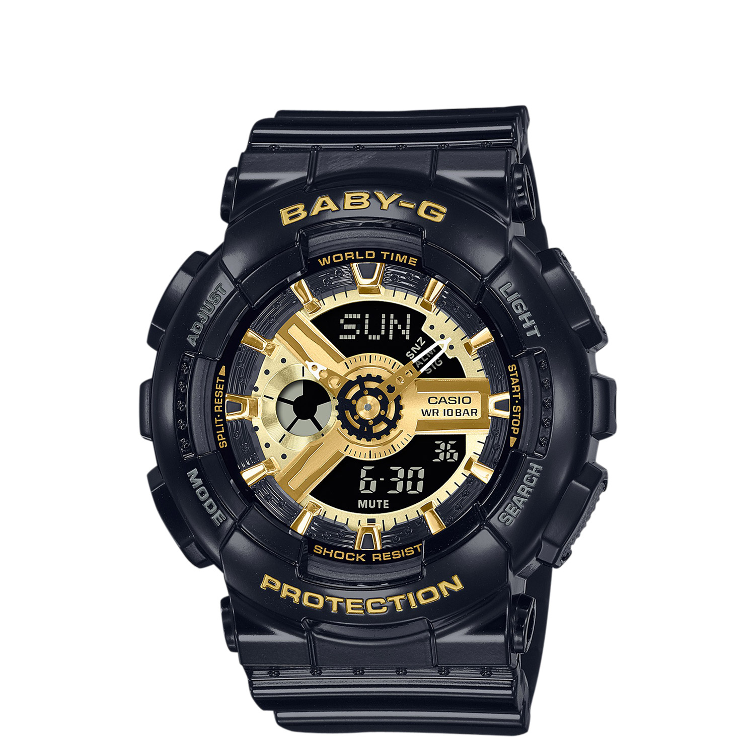 CASIO BABY-G カシオ 腕時計 BA-110X-1AJF BA-110 SERIES 防水 ベビーG ベイビーG レディース ブラック 黒 母の日
