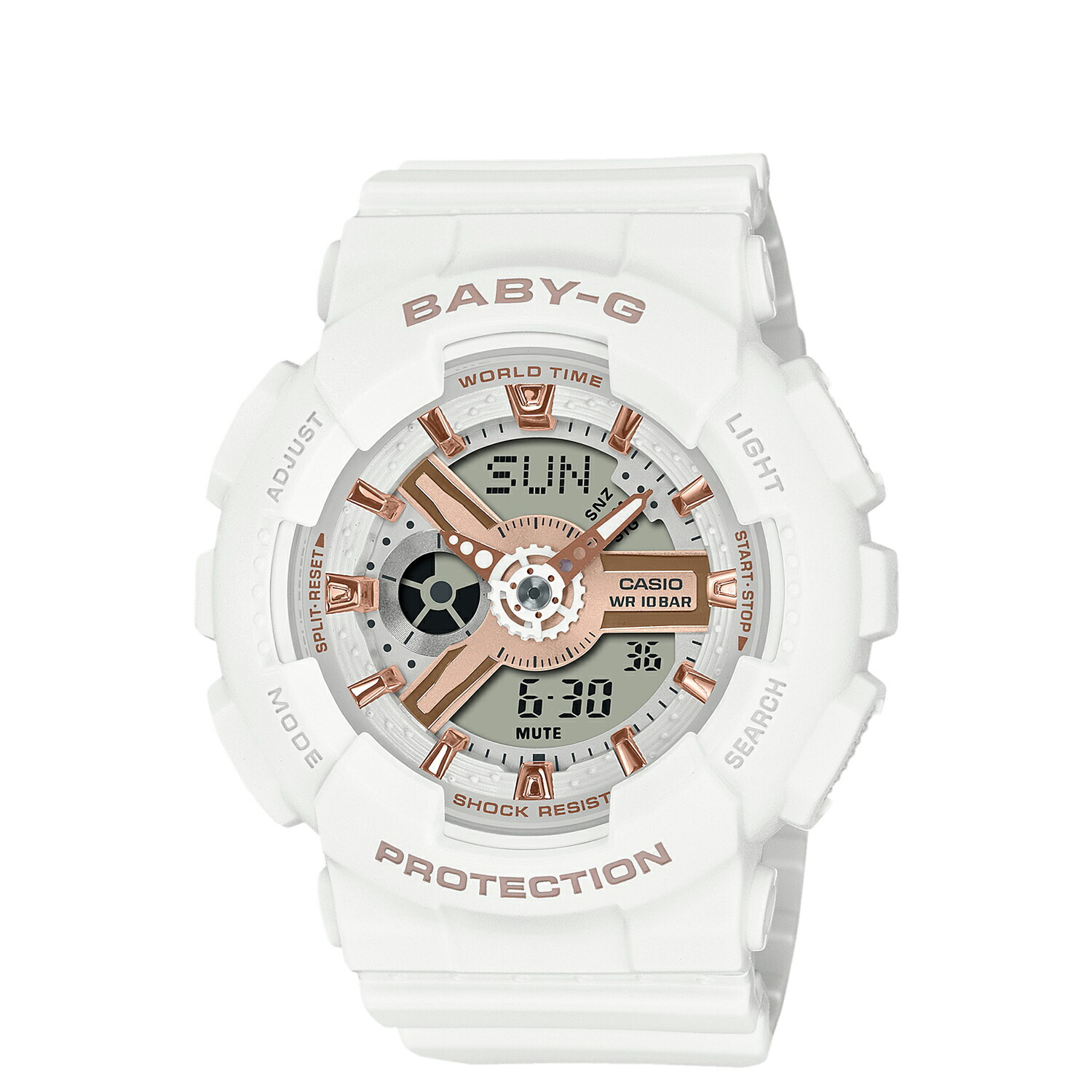 CASIO BABY-G カシオ 腕時計 BA-110XRG-7AJF BA-110 SERIES 防水 ベビーG ベイビーG レディース ホワイト 白 母の日