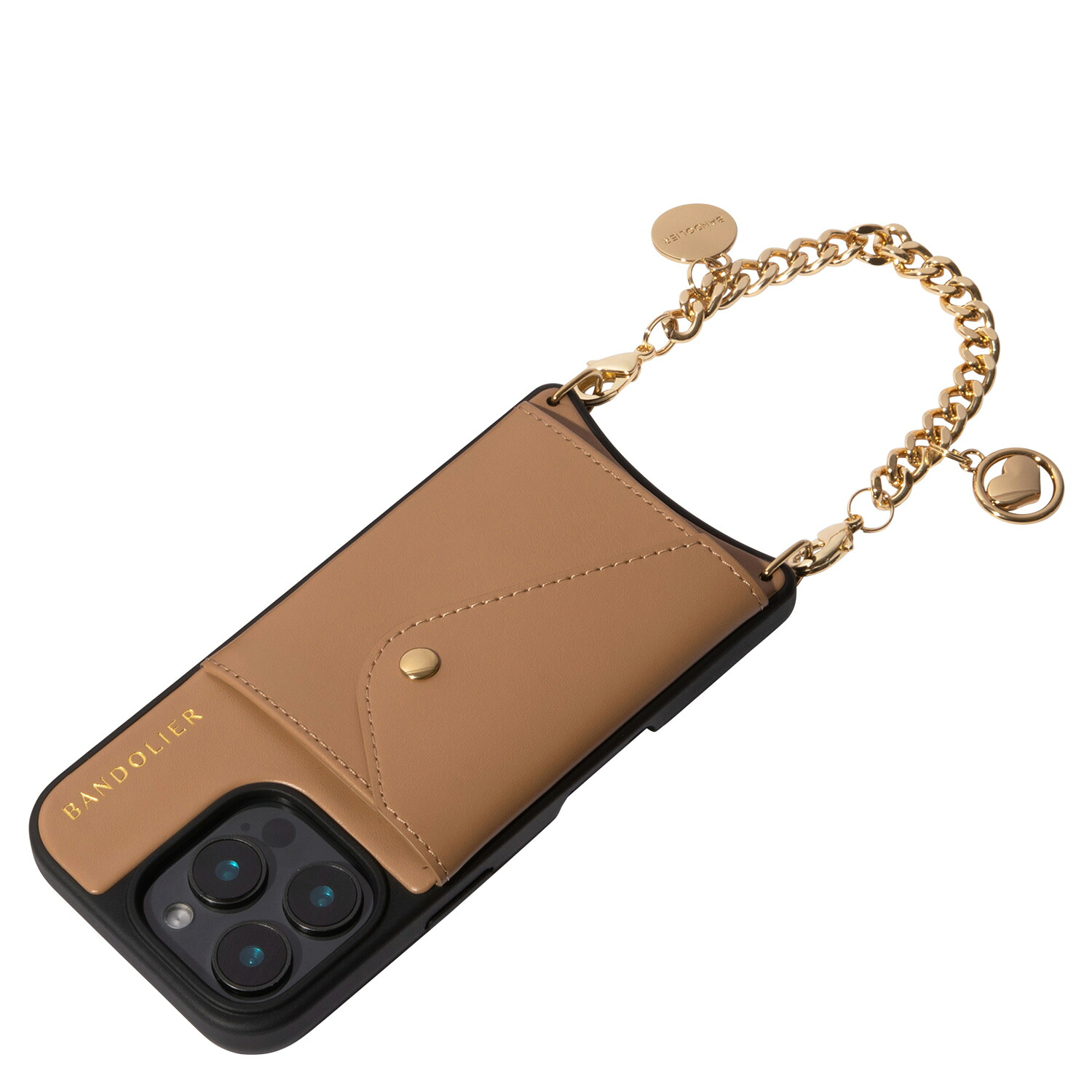 BANDOLIER MAYA BANDOLET TAN バンドリヤー スマホショルダー スマホケース iPhone15 Pro 15 Pro MAX アイフォン マヤ バンドレット タン メンズ レディース ブラウン 14HEA 母の日