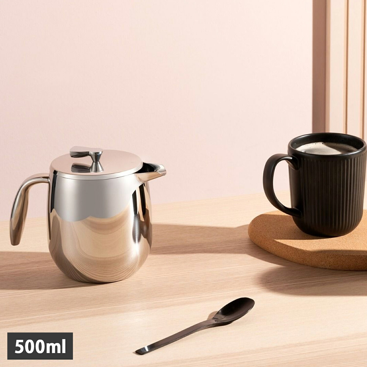 boduｍ COLUMBIA ボダム コーヒーメーカー フレンチプレス 500ml ステンレス 4カップ用 食洗機対応 ダブルウォール シルバー 11055-16 母の日