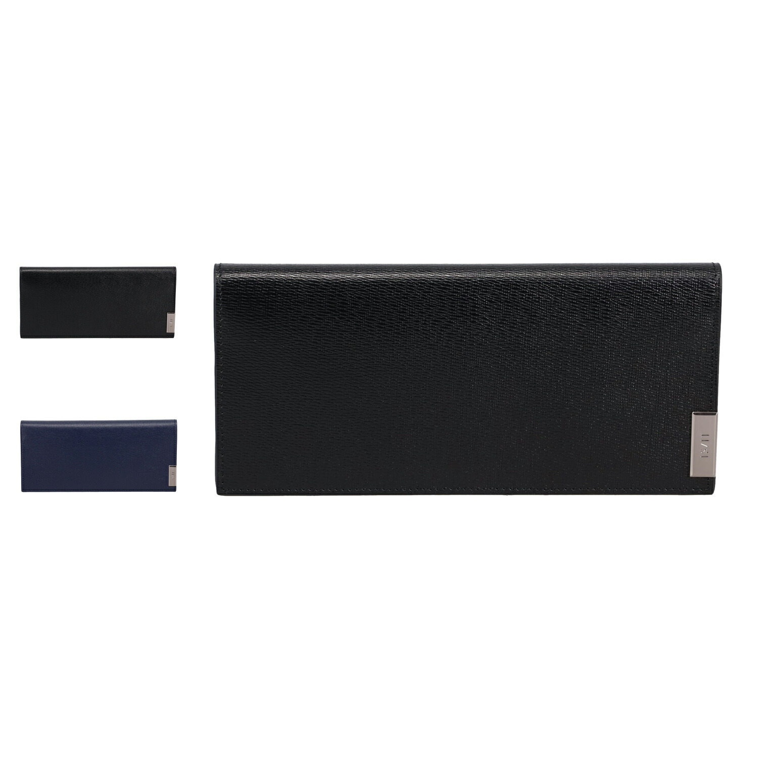 IS/IT パーカー イズイット 財布 長財布 メンズ 薄い 本革 ブラック ネイビー 黒 990604