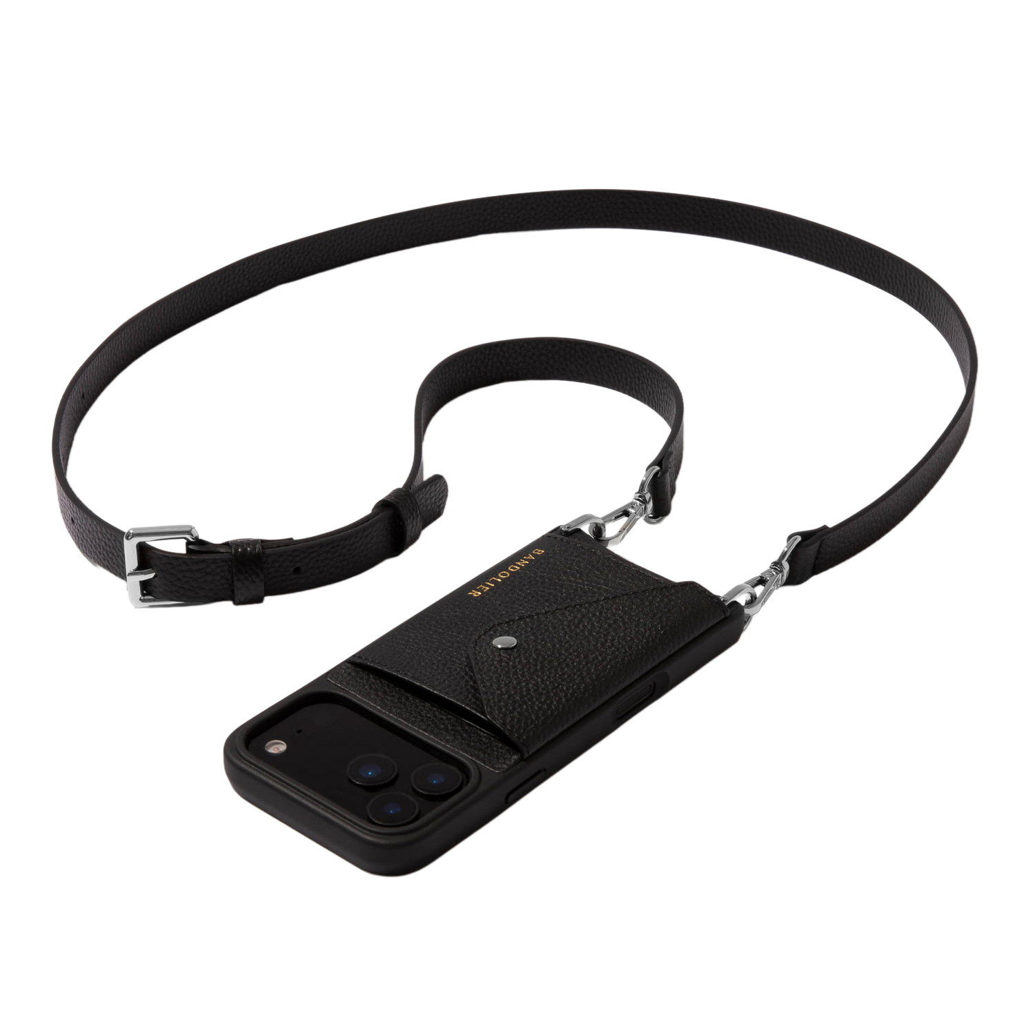 【最大1000円OFFクーポン】 BANDOLIER HAILEY SIDE SLOT SILVER バンドリヤー スマホショルダー iPhone17 17Pro 17Pro Max iPhone Air スマホケース アイフォン ヘイリー サイドスロット シルバー メンズ レディース ブラック 黒 14HAI｜ALLSPORTS