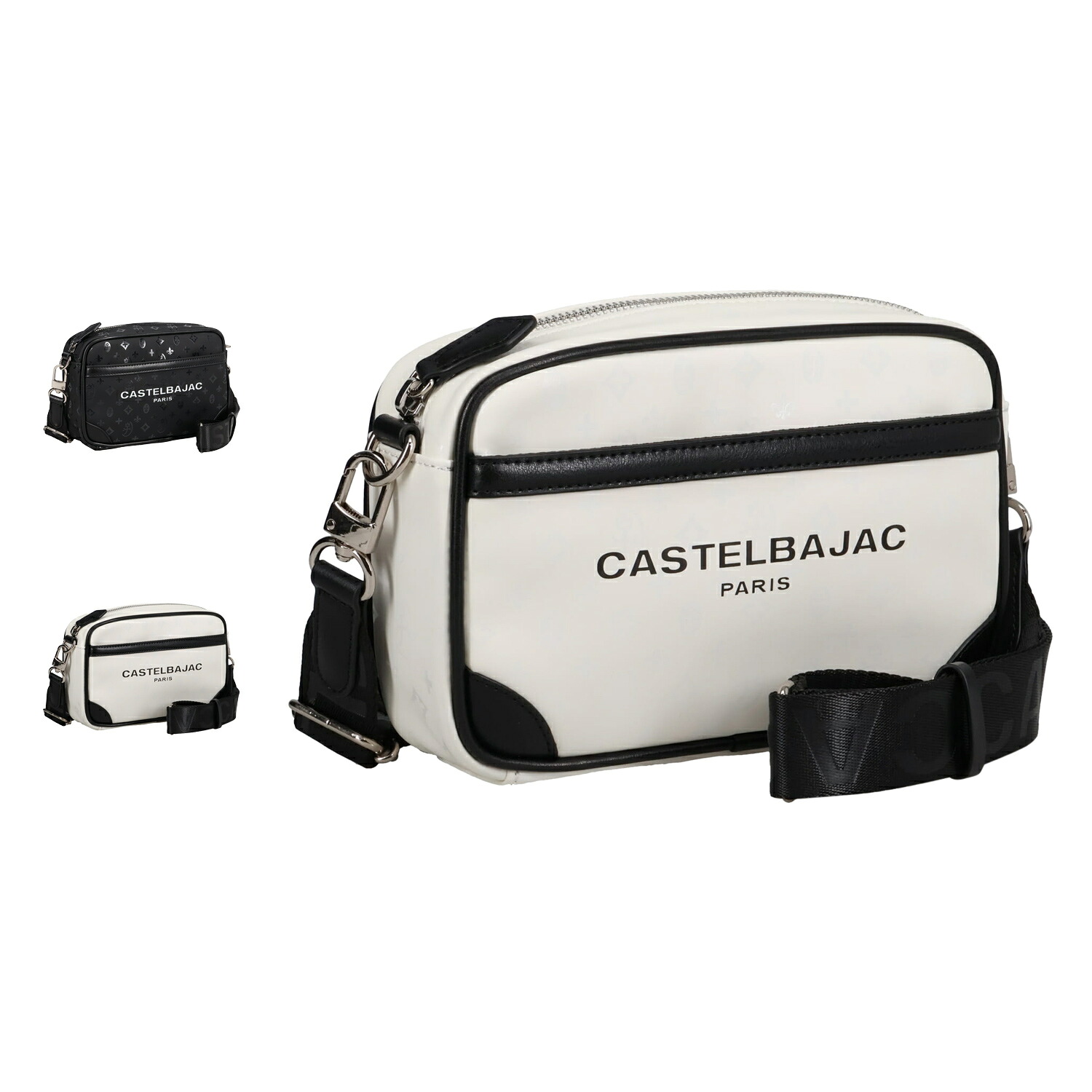 【最大1000円OFFクーポン】 CASTELBAJAC ボヌール カステルバジャック バッグ ショルダーバッグ ミニ メンズ レディース 斜めがけ 大人 軽量 ナイロン ブラック ホワイト 黒 白 43121|ALLSPORTS