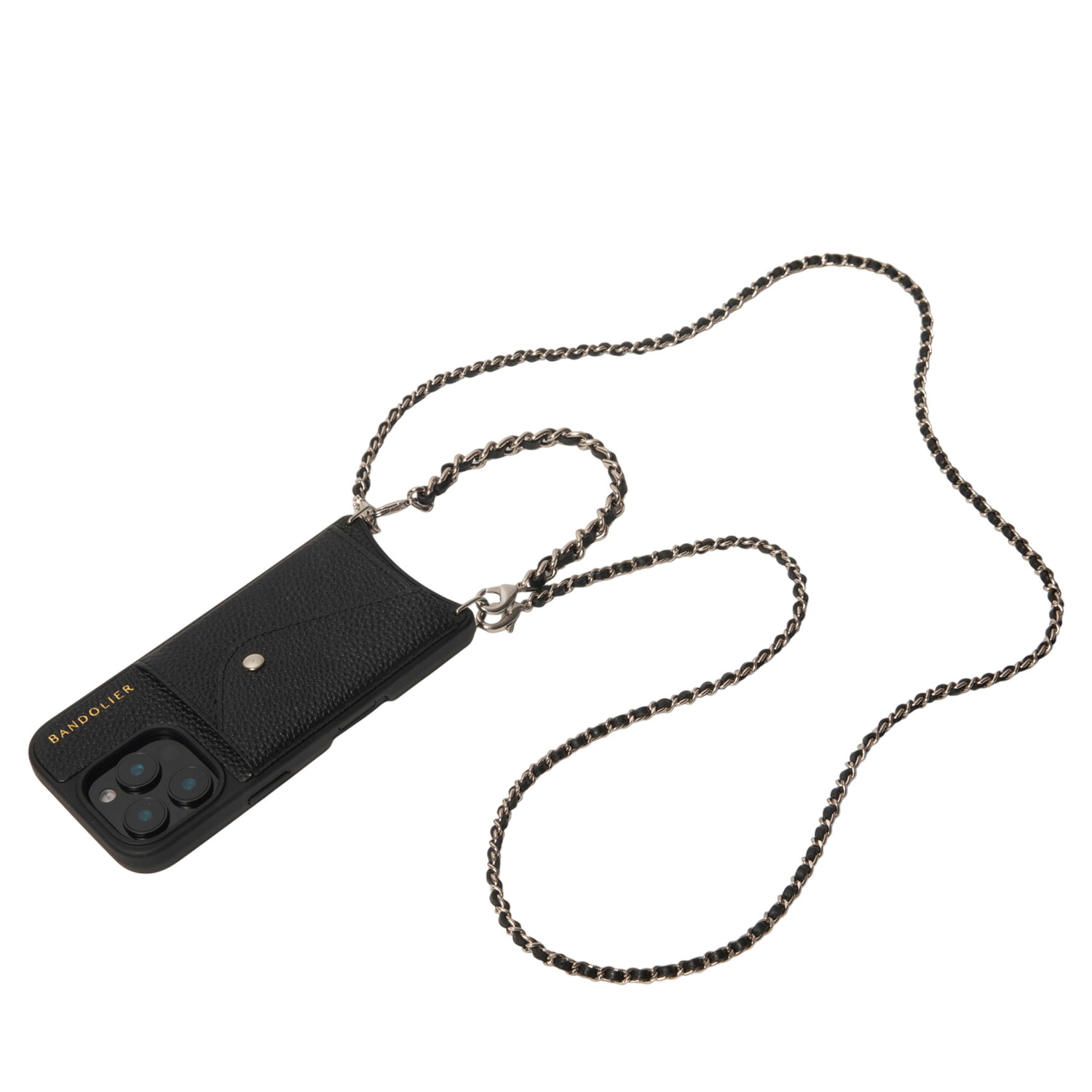 【最大1000円OFFクーポン】 BANDOLIER LILY SET SILVER バンドリヤー スマホショルダー iphone15 pro スマホケース アイフォン リリー セット シルバー メンズ レディース ブラック 黒 14LIL|ALLSPORTS