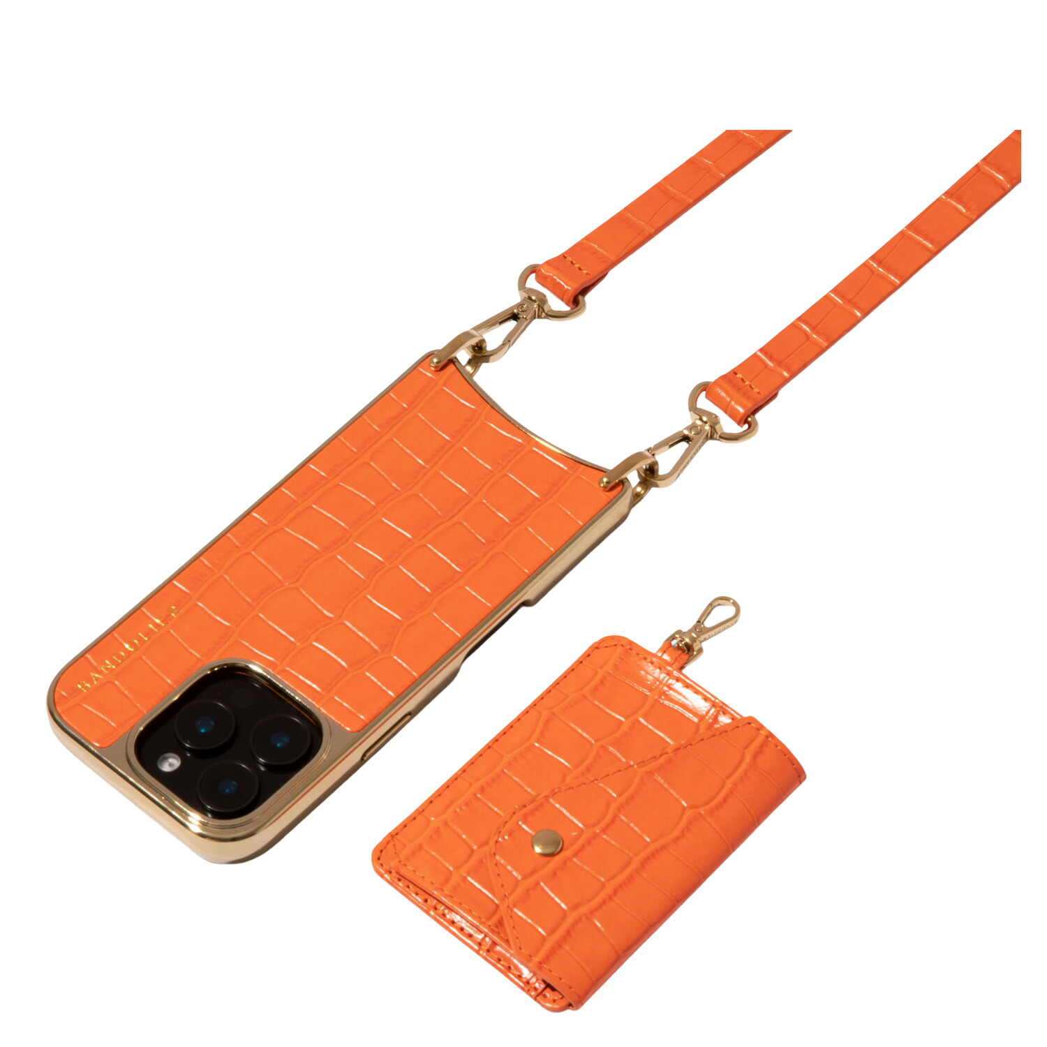 【最大1000円OFFクーポン】 BANDOLIER CASEY CHROME ORANGE バンドリヤー スマホショルダー iPhone16 スマホケース アイフォン ケイシー マグセーフ メンズ レディース オレンジ 12CAS|ALLSPORTS