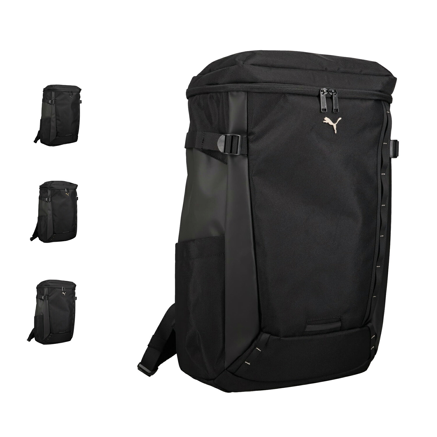 PUMA PRIMITIVE プーマ リュック バッグ バックパック プリミティブ メンズ レディース 35L 大容量 軽量 撥水 通学 A4 B4 ブラック ゴールド シルバー 黒 J20430 母の日