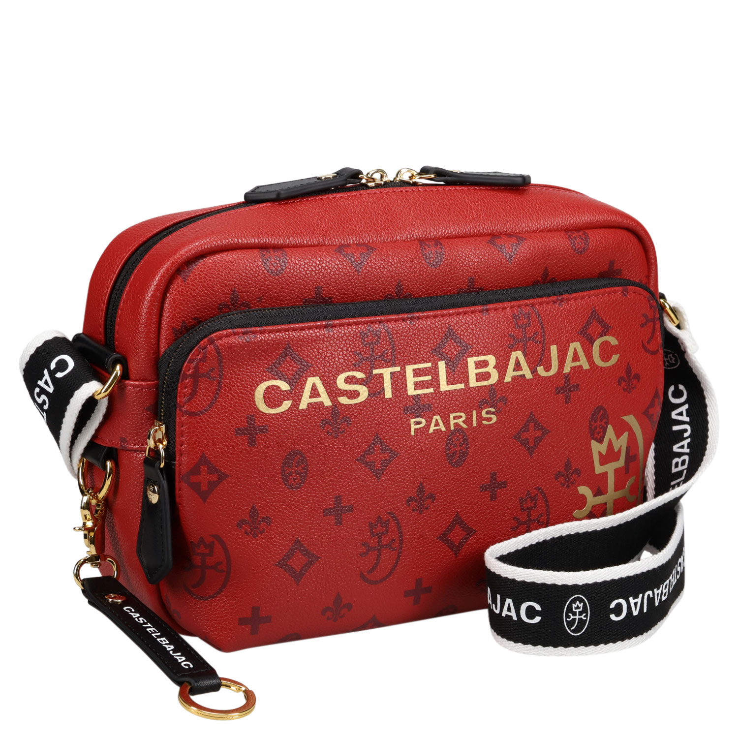 CASTELBAJAC SACHA カステルバジャック バッグ ショルダーバッグ サシャ メンズ レディース 斜めがけ 大人 軽量 レッド 48181 母の日