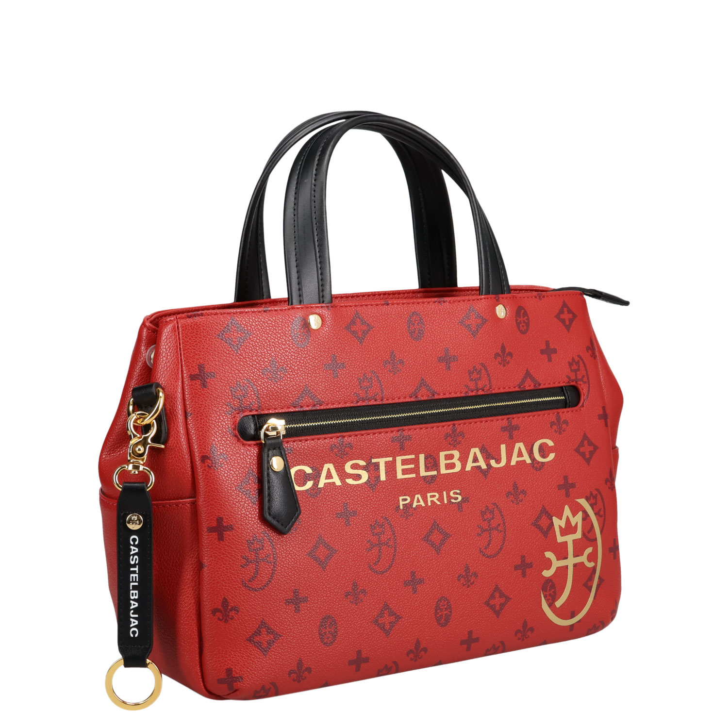 【最大1000円OFFクーポン】 CASTELBAJAC SACHA カステルバジャック バッグ トートバッグ サシャ メンズ レディース A4 大きめ ファスナー付き レッド 48581｜ALLSPORTS
