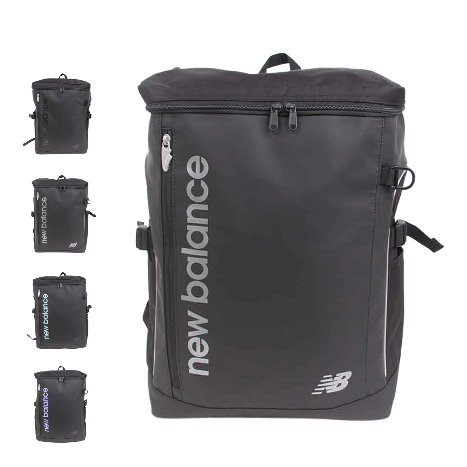 new balance BOX BACKPACK ニューバランス リュック バッグ バックパック メンズ レディース 32L 通勤 通学 軽量 ブラック グレー ブルー パープル 黒 AC3545H 母の日